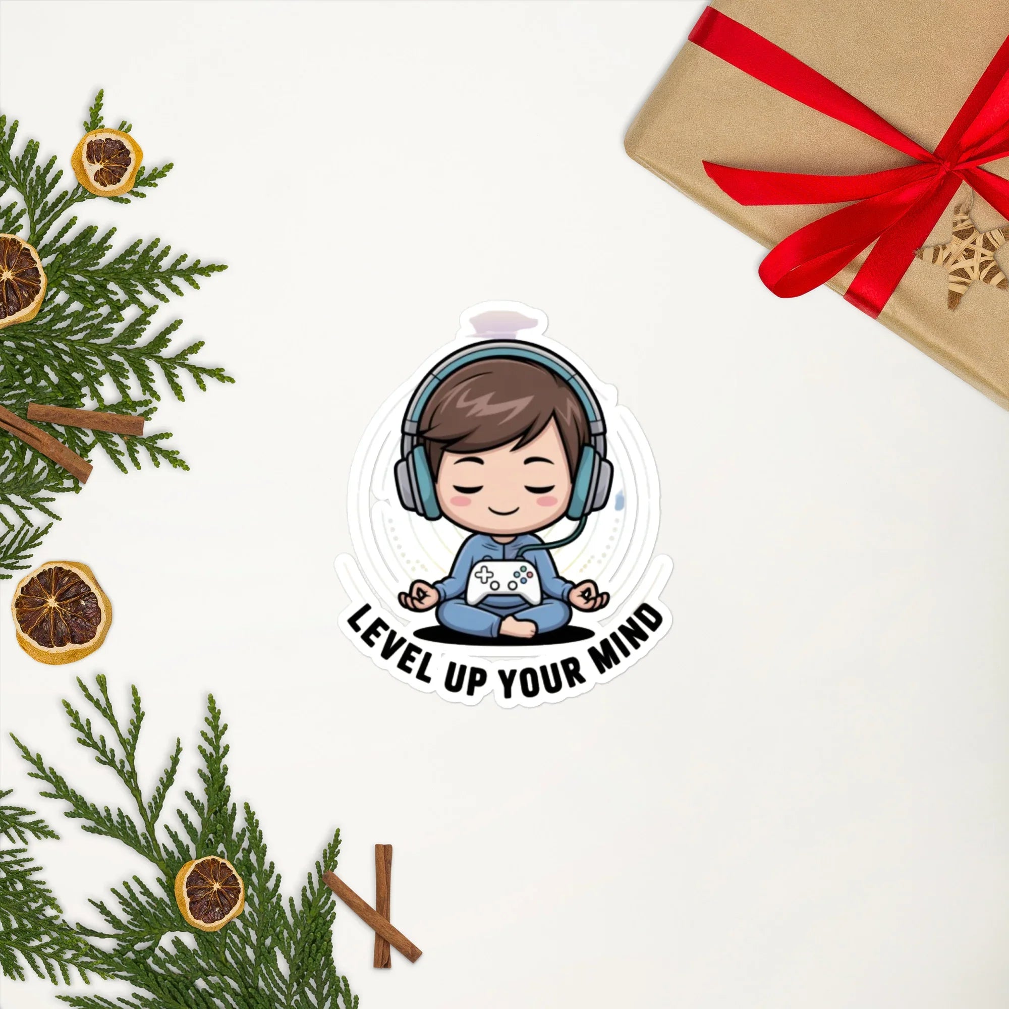 Serene Gaming Sticker – Zen Gamer Art for Minimalist Setup - RaZits