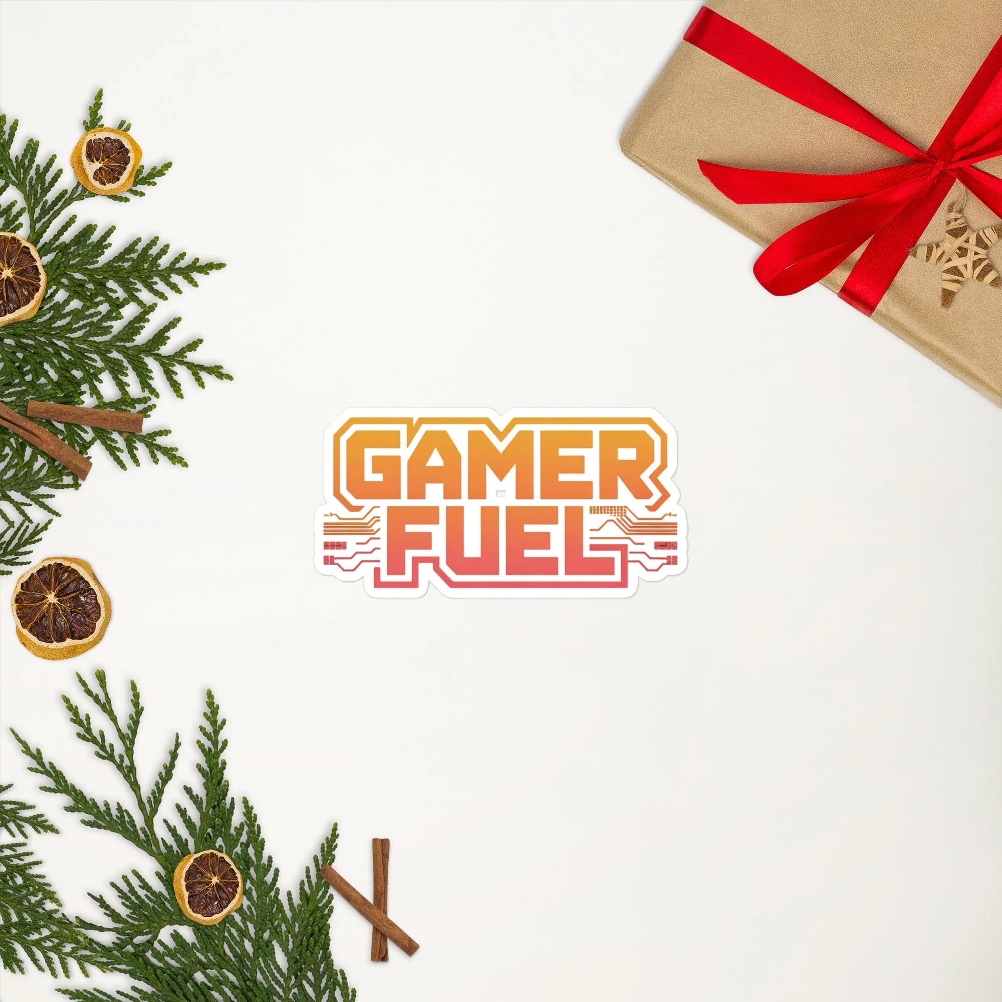 Gamer Fuel Sticker – Retro Tech Gaming Energy Design - RaZits