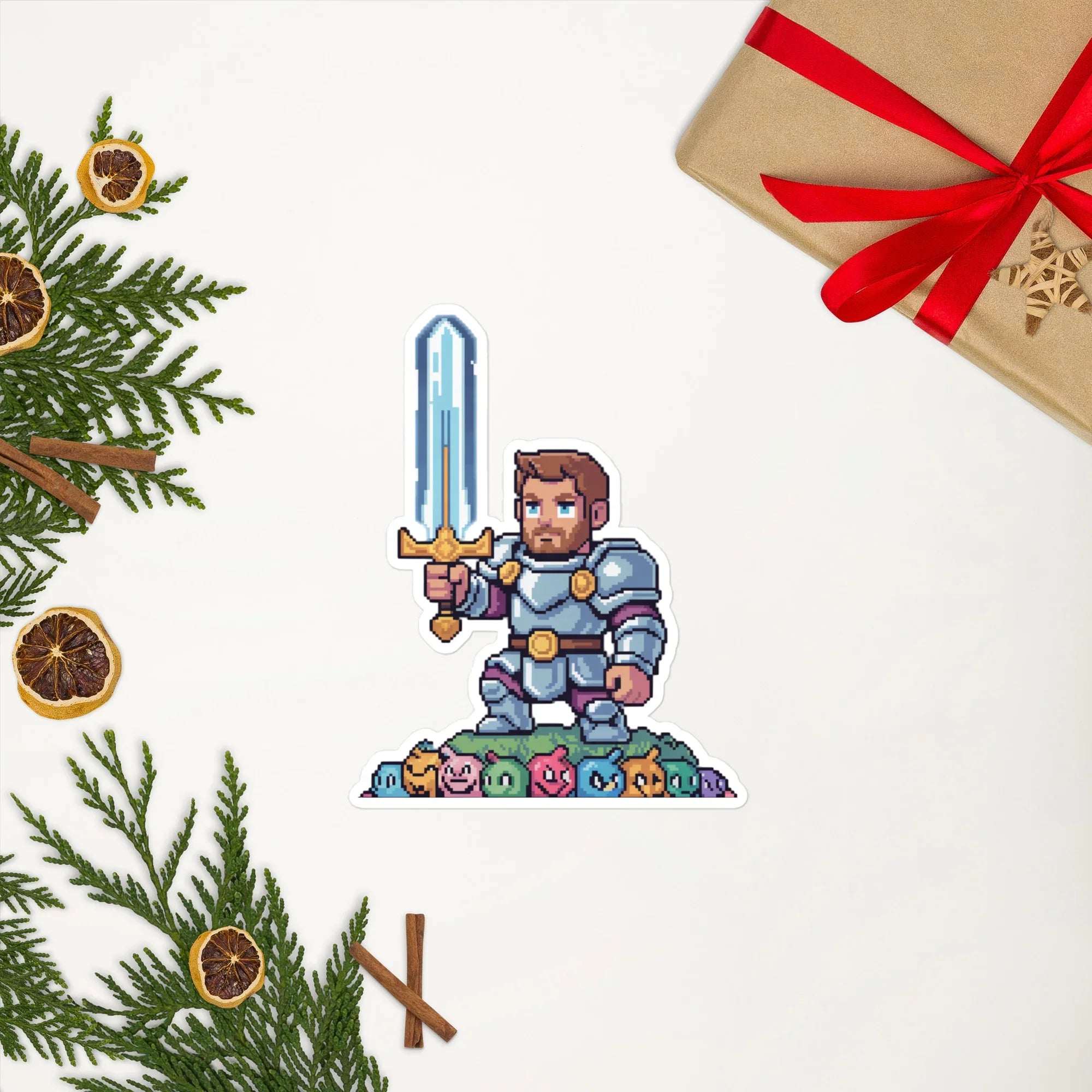 Pixel Art Gaming Sticker – Retro Gamer Design & Pixel Character Art - RaZits