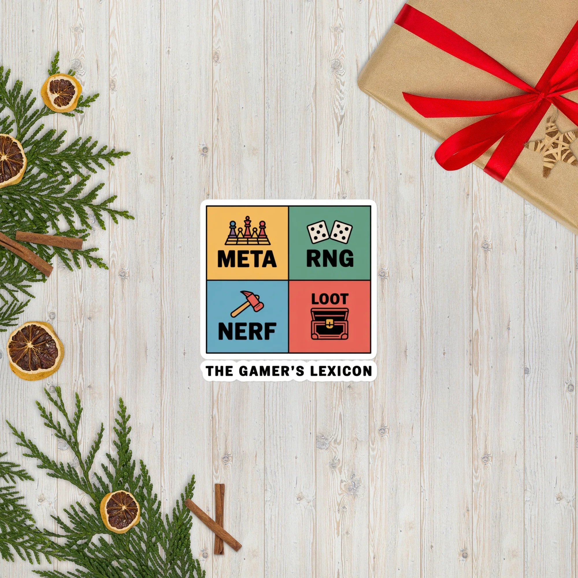 Gamer’s Lexicon Sticker – META RNG NERF LOOT Decal - RaZits