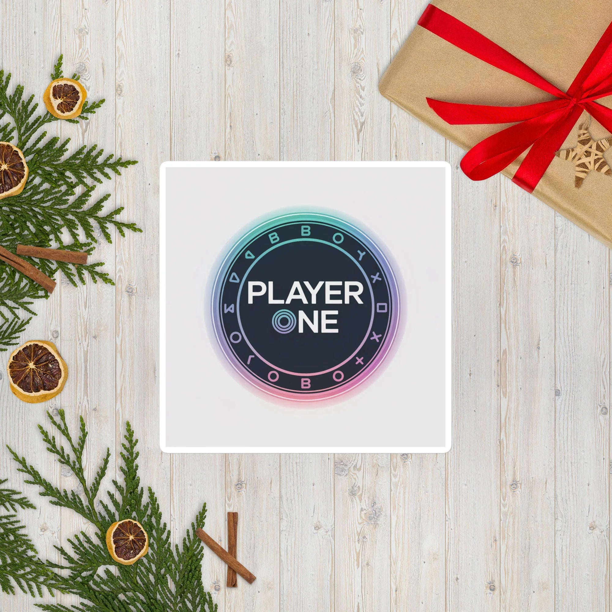 Player One Sticker – Neon Gamer Console Badge Decal - RaZits
