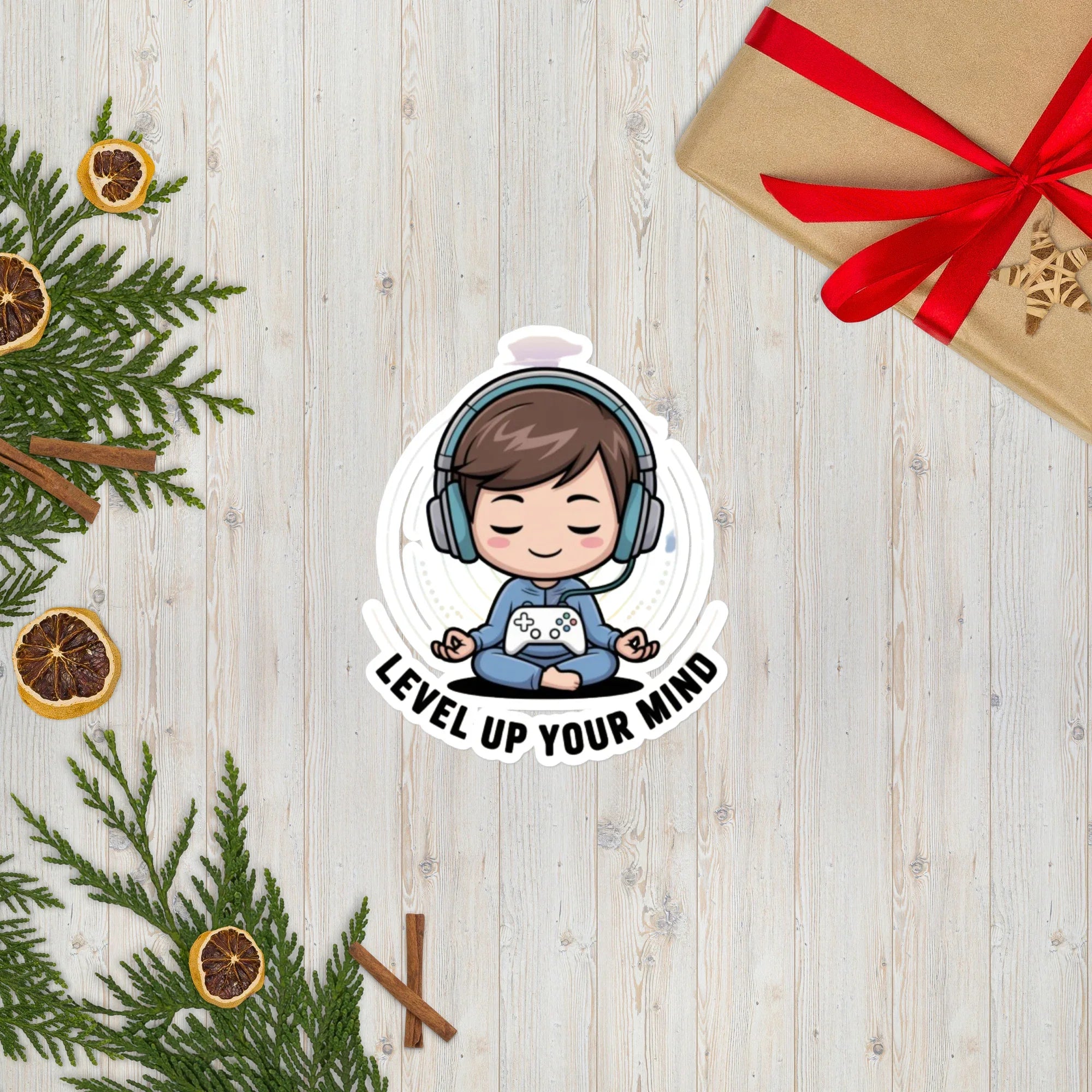 Serene Gaming Sticker – Zen Gamer Art for Minimalist Setup - RaZits