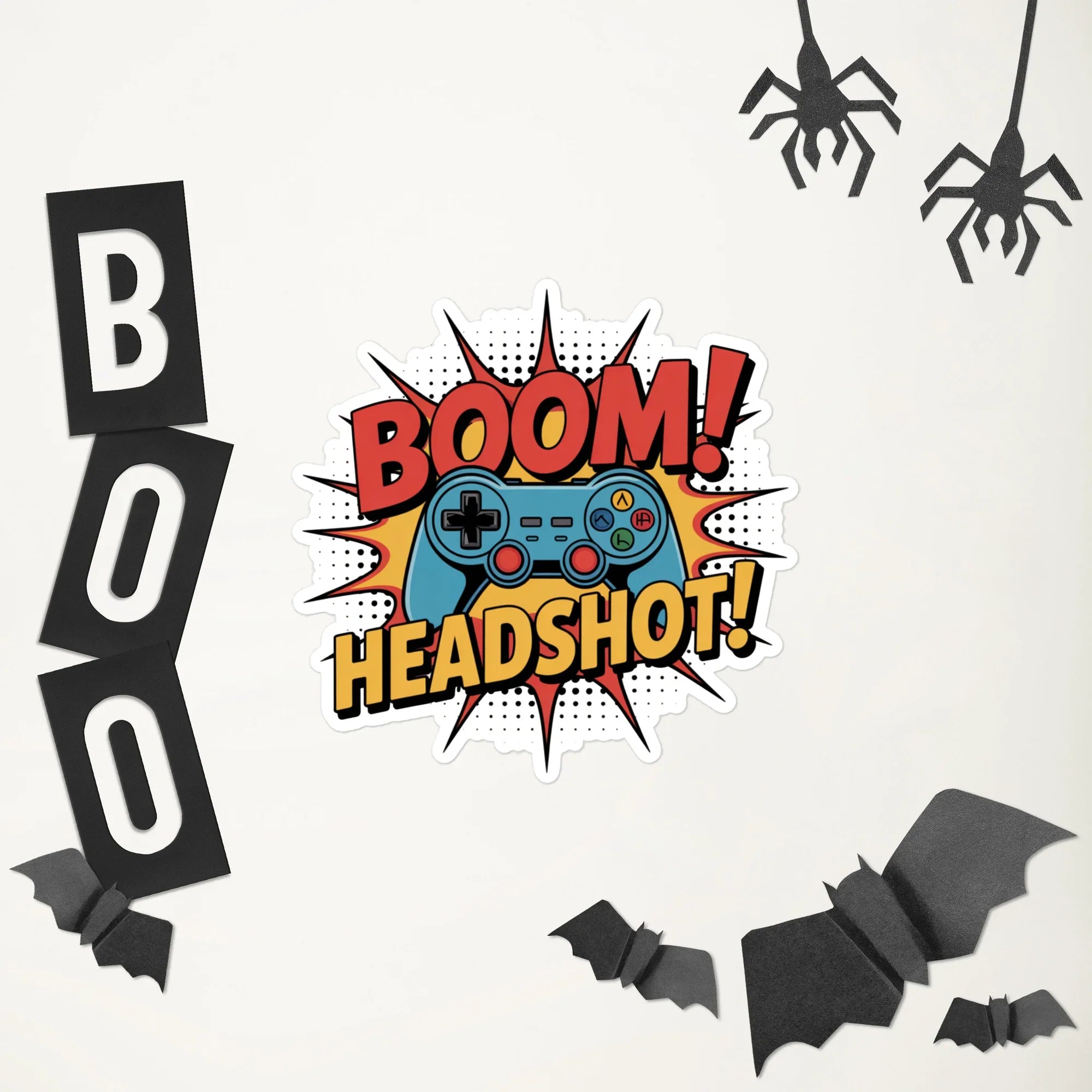 Boom Headshot Sticker – Comic Style Gamer Decal - RaZits