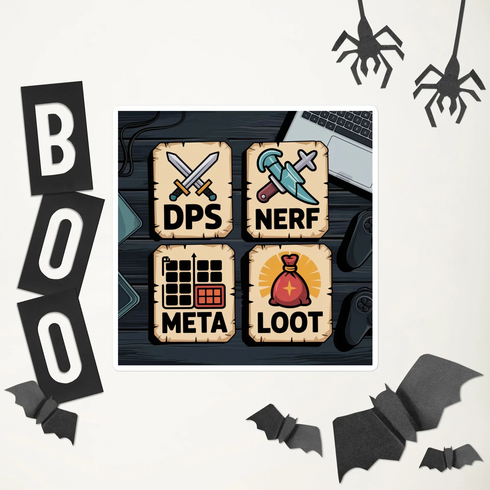 DPS NERF META LOOT Sticker – RPG Gamer Terms Decal - RaZits