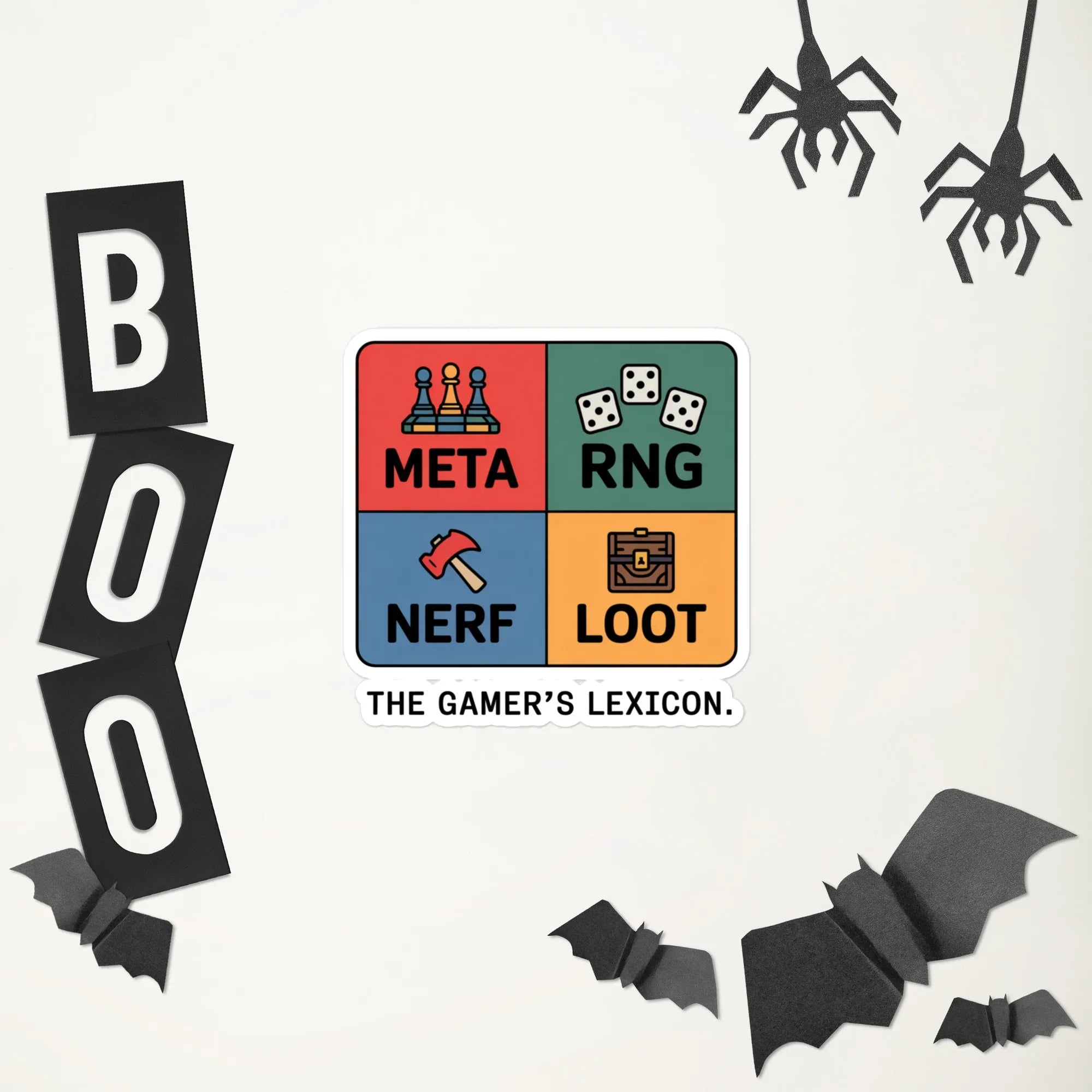 Gamer’s Lexicon Sticker – META RNG NERF LOOT Grid - RaZits