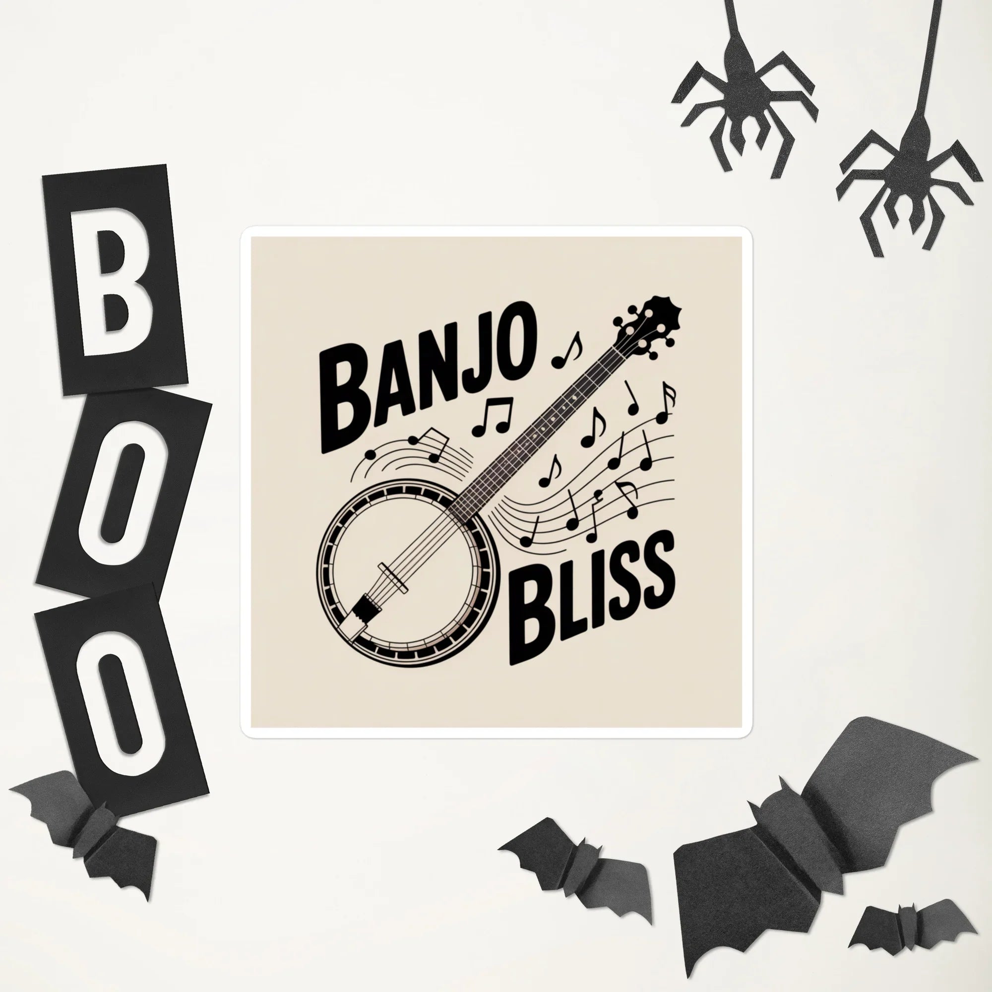 Banjo Bliss Sticker – Musical Strings That Sing - RaZits