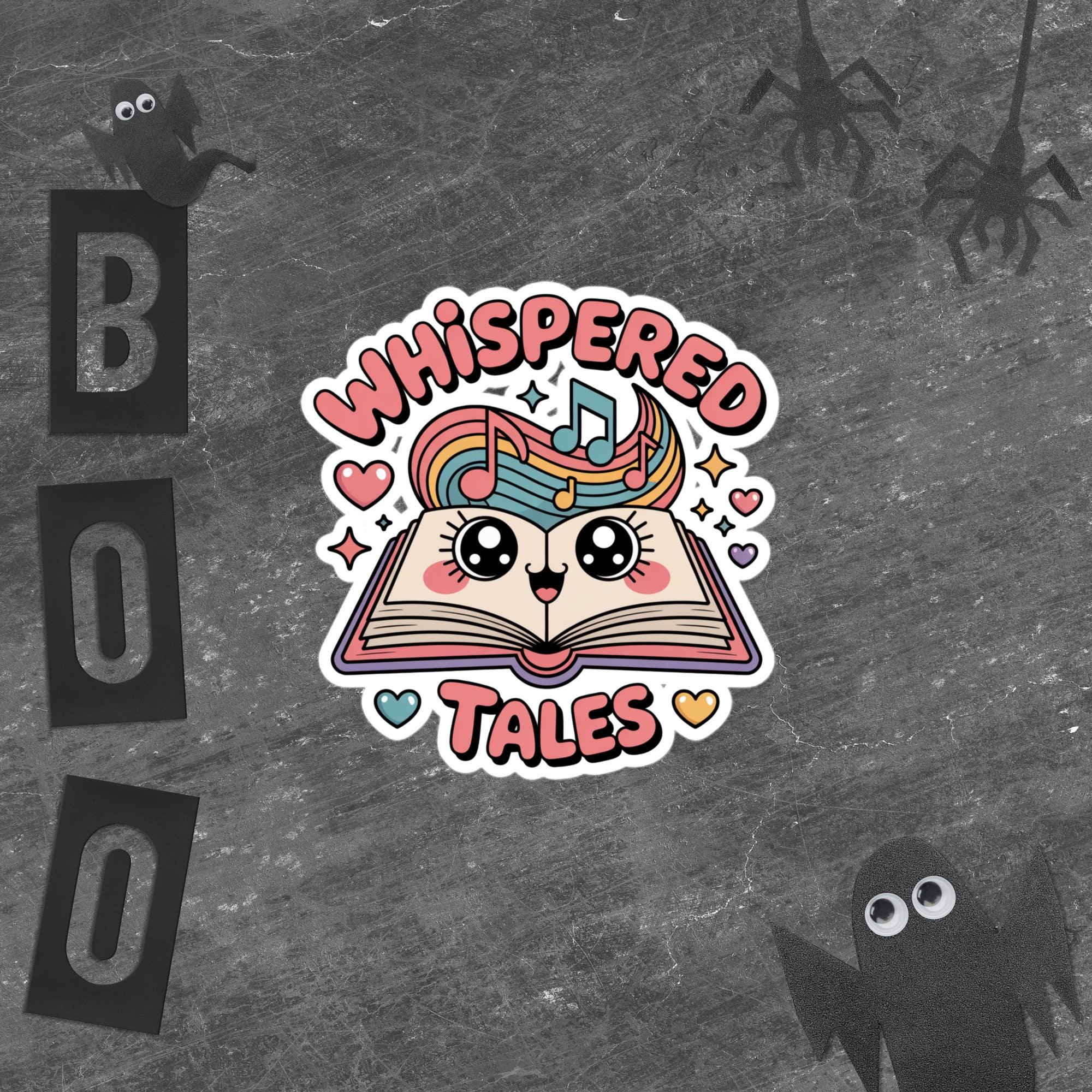 Whispered Tales Kawaii Book Sticker - RaZits