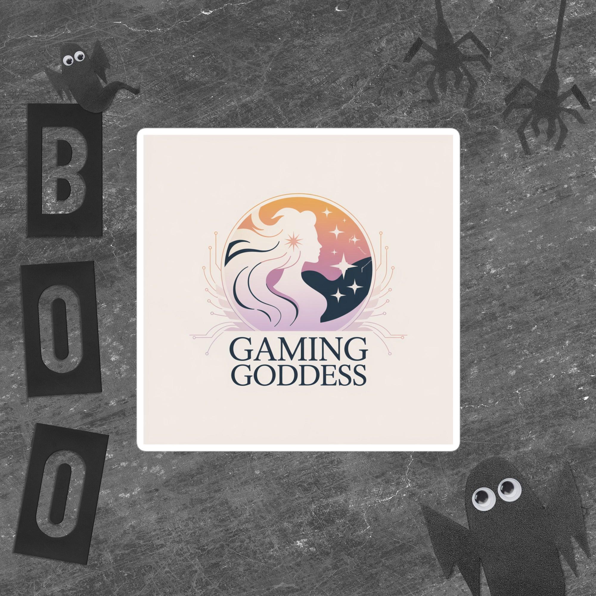 Gaming Goddess Pastel Sticker – Celestial Gamer Decal - RaZits