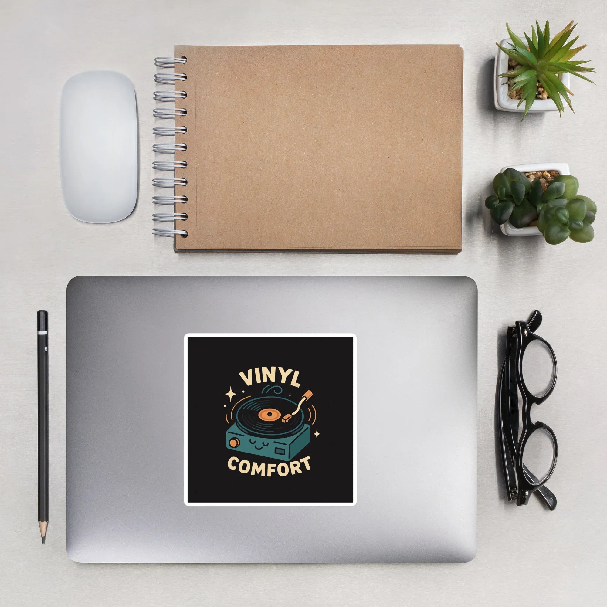 Vinyl Comfort Turntable Sticker - RaZits