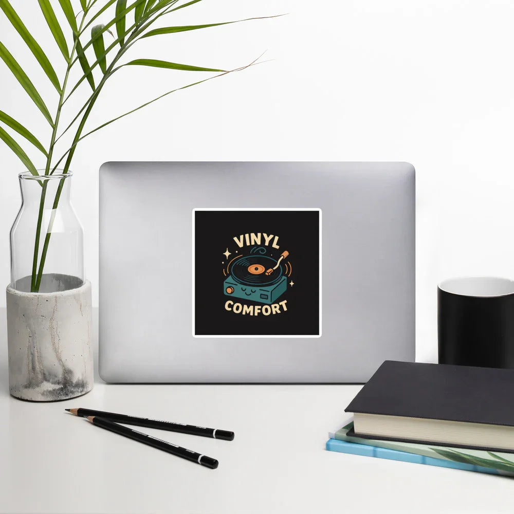 Vinyl Comfort Turntable Sticker - RaZits