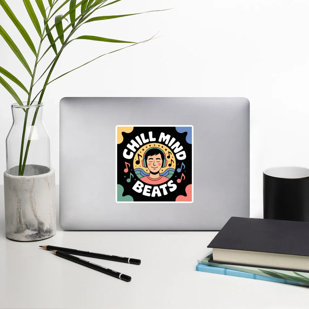Chill Mind Beats Sticker – Headphone Zen Mode - RaZits