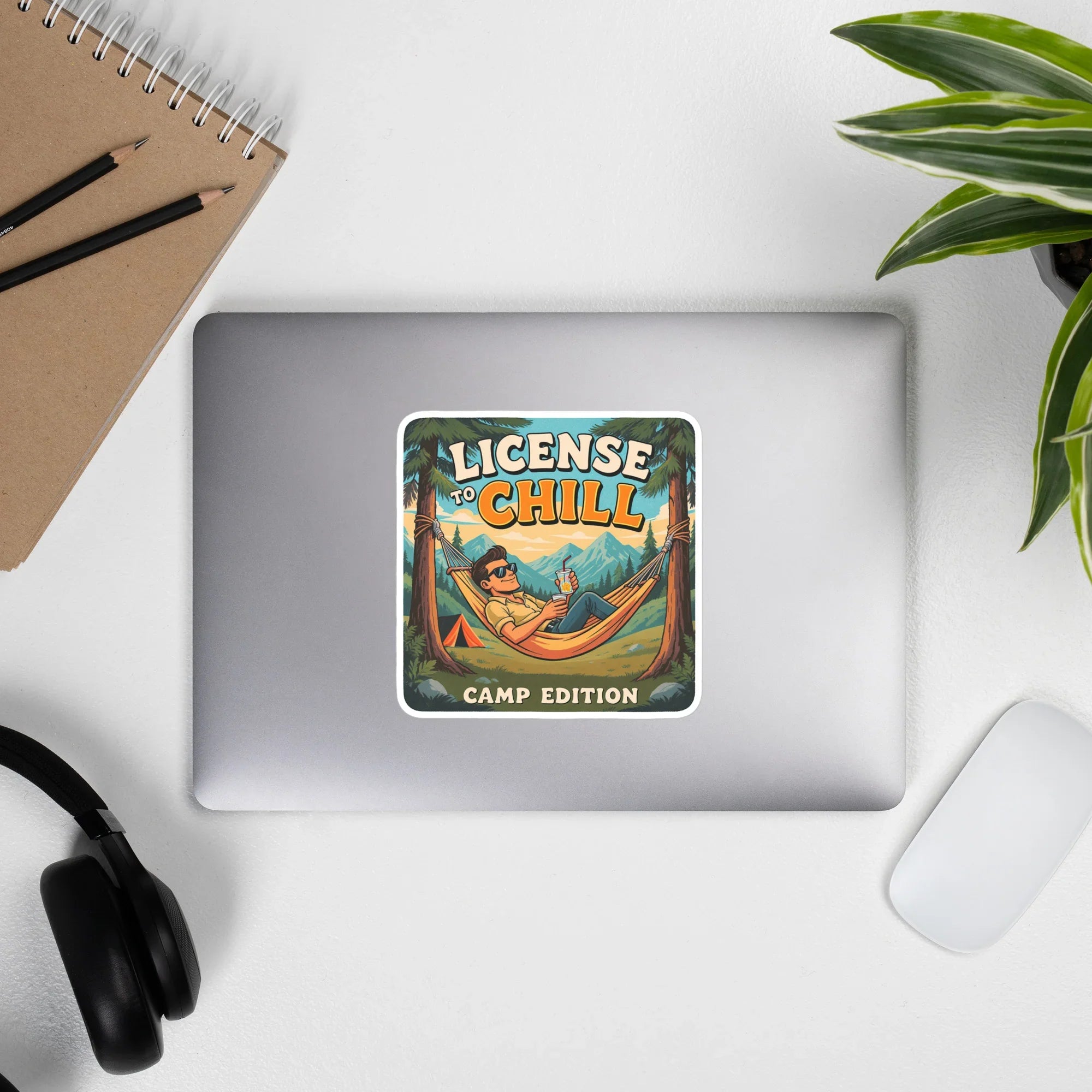 License to Chill – Camp Edition Sticker - RaZits