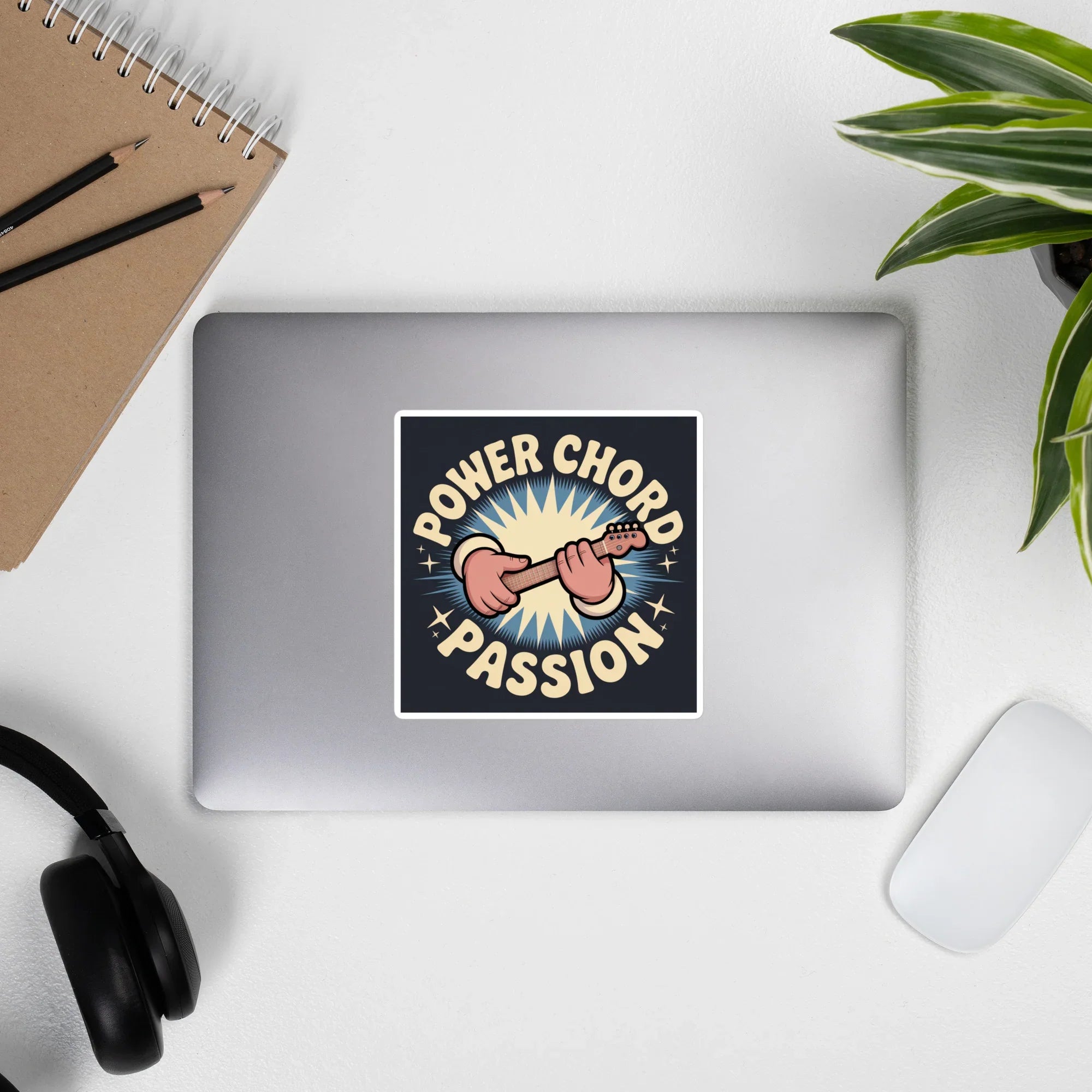 Power Chord Passion Sticker – Explosive Guitar Energy - RaZits