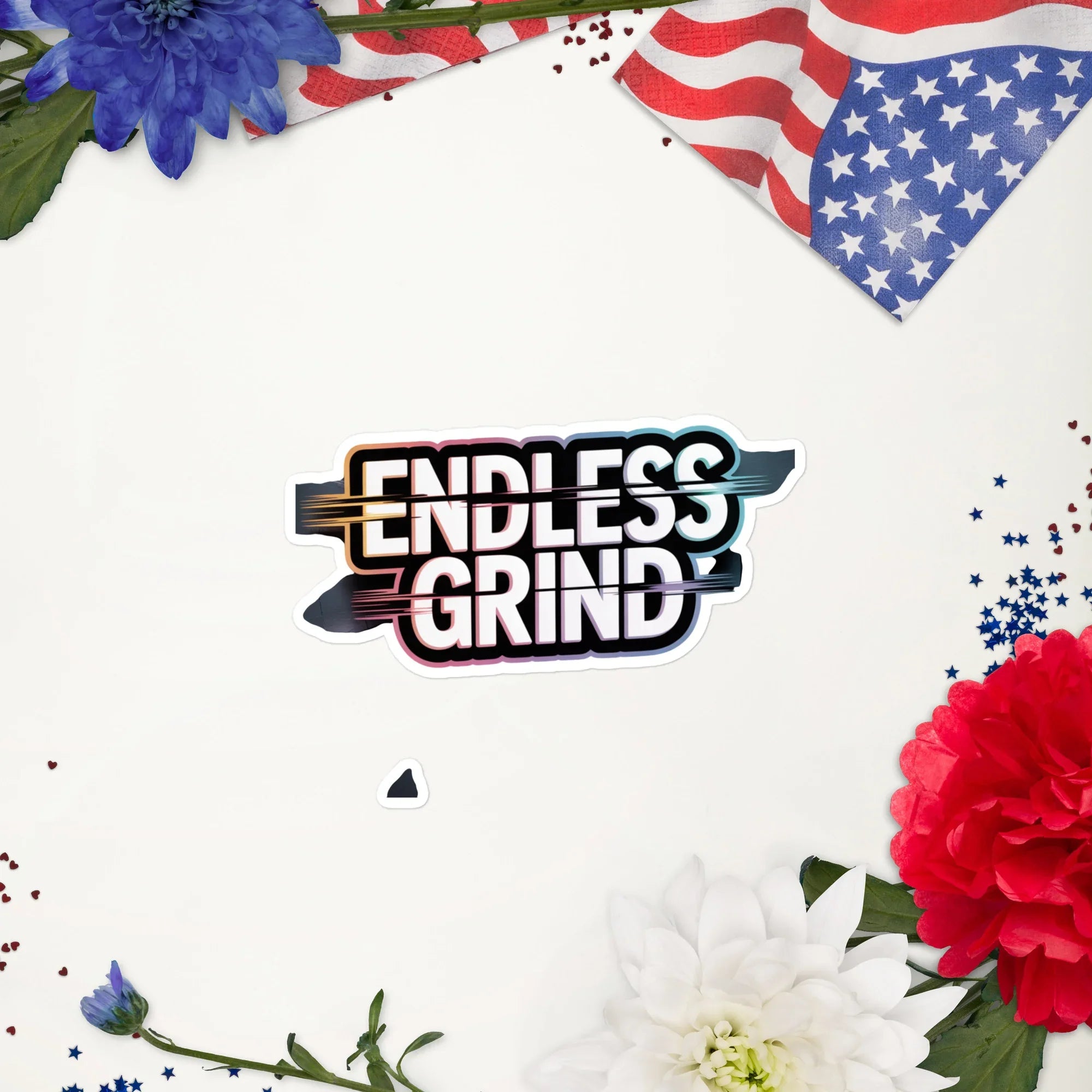 Endless Grind – Motivational Gamer Mindset Sticker - RaZits