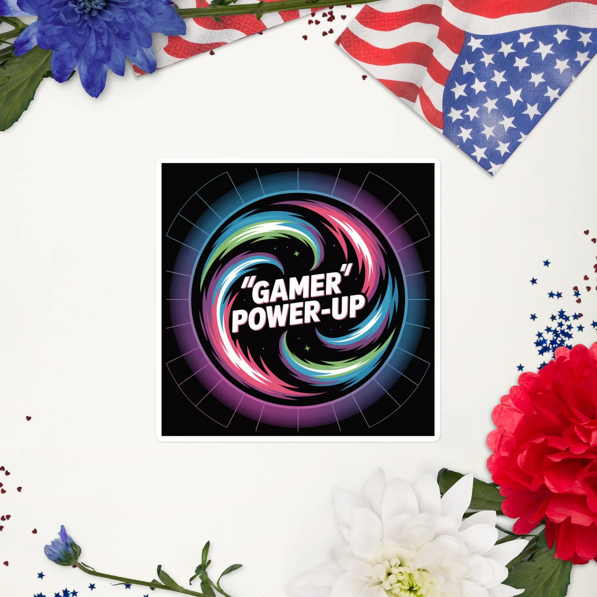 Gamer Power-Up – Neon Energy Gaming Design - RaZits