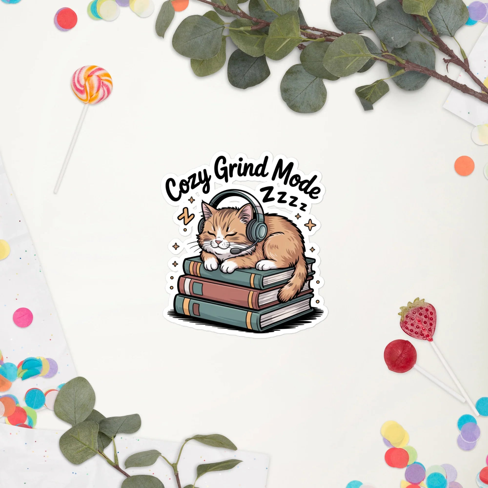 Cozy Grind Mode – Cat Gamer Vibes Design - RaZits