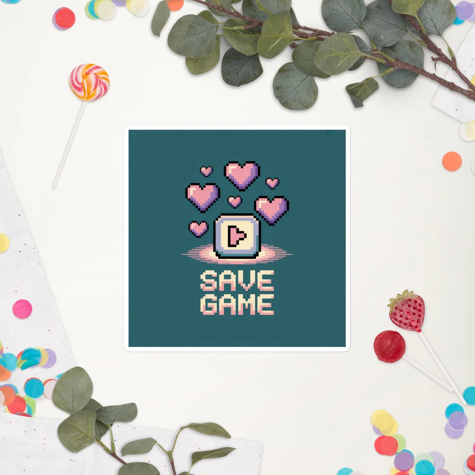 Save Game – Retro Pixel Heart Design - RaZits
