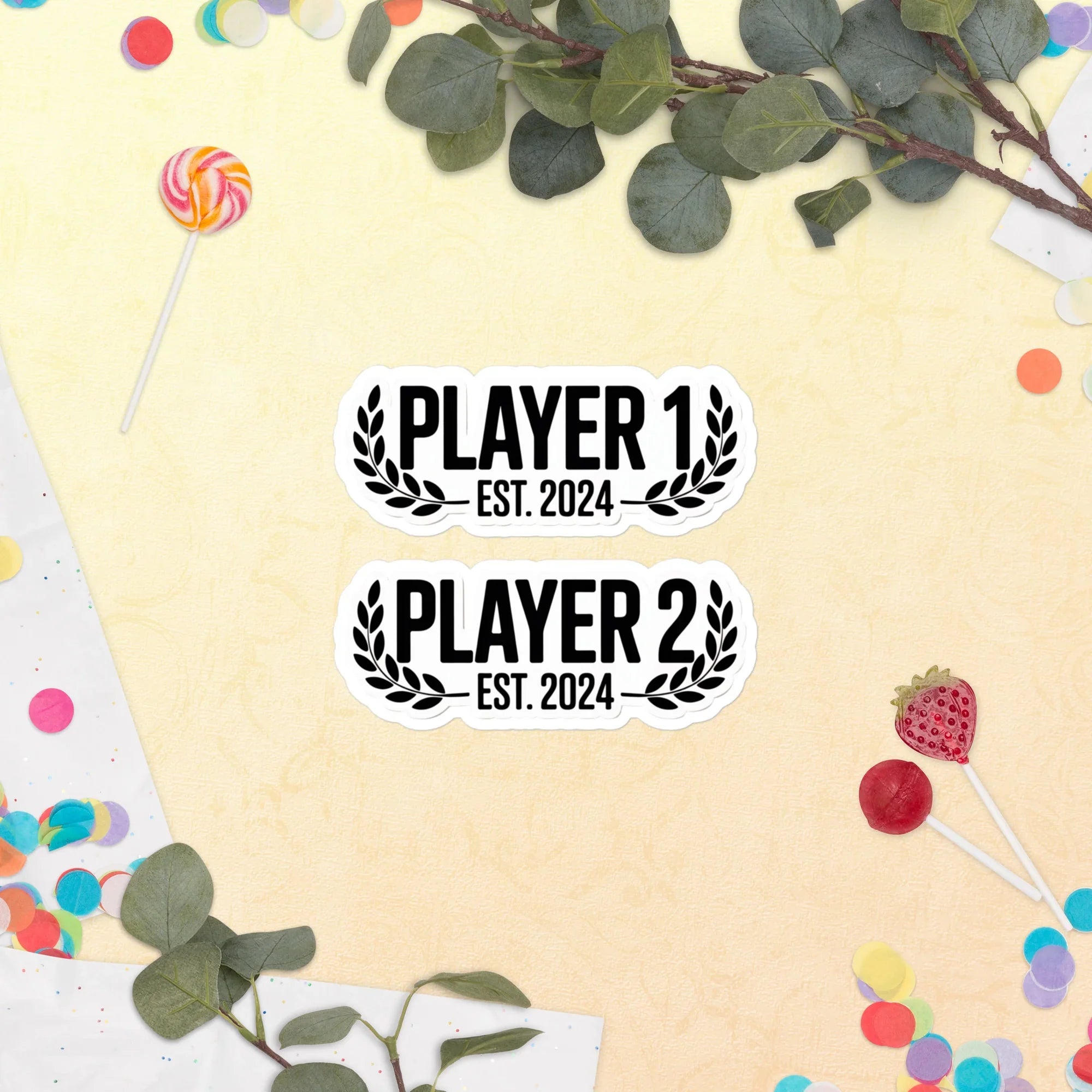 Player 1 & Player 2 – Matching Gamer Duo Set (Est. 2024) - RaZits