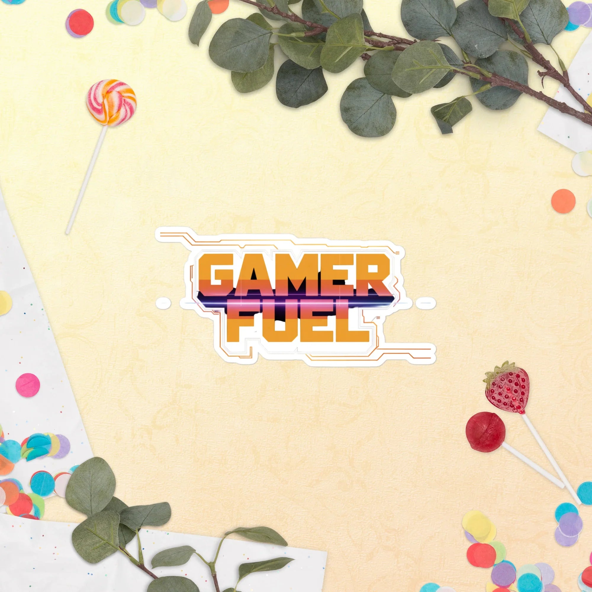 Gamer Fuel Sticker – Energy Drink Gaming Vibes for Motivated Players - RaZits
