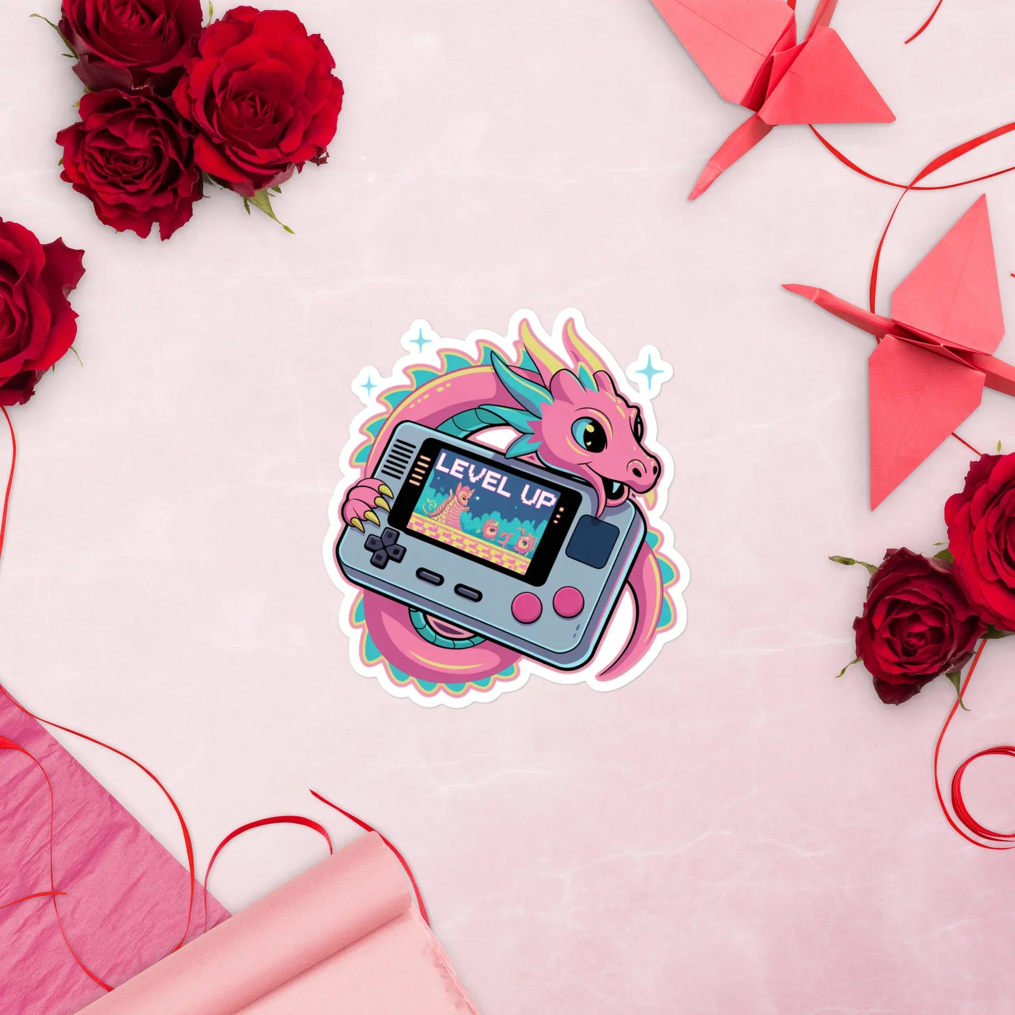 Level Up Dragon Gaming Sticker - RaZits