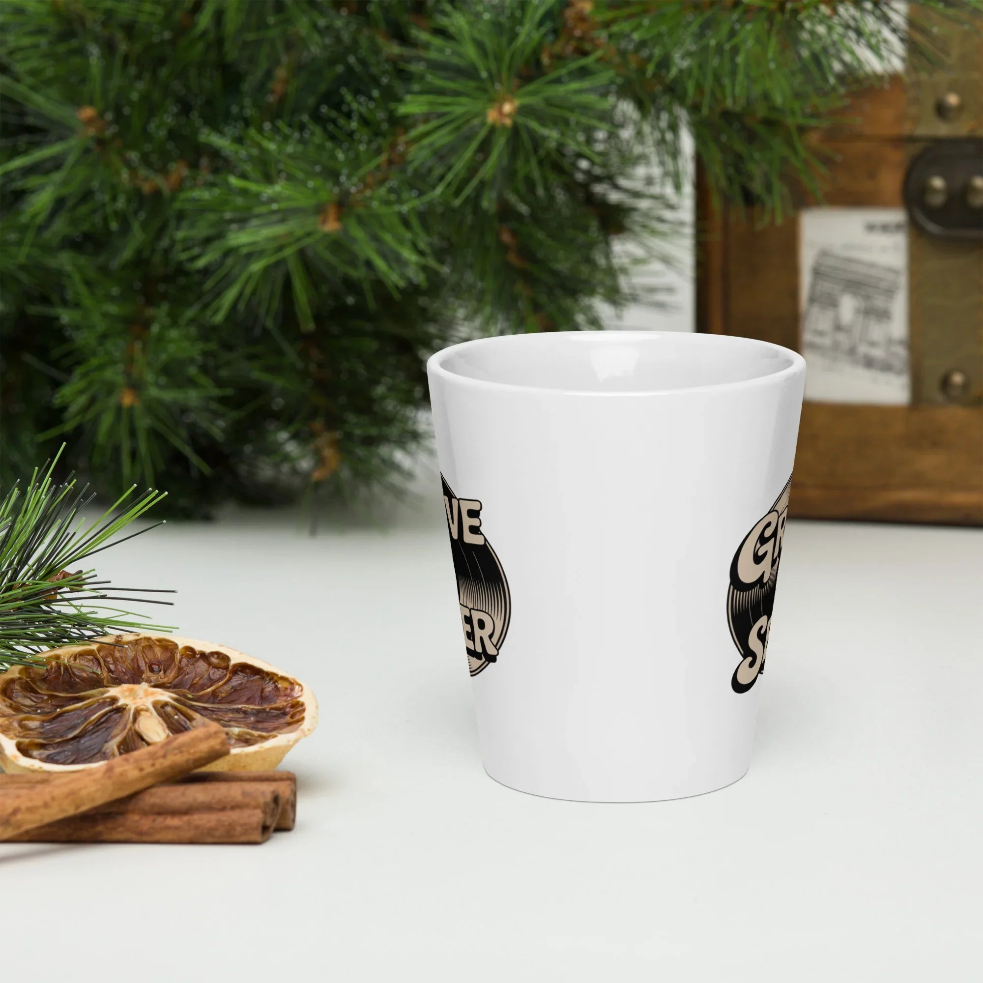 Groove Seeker Retro Vinyl Art Mug - RaZits