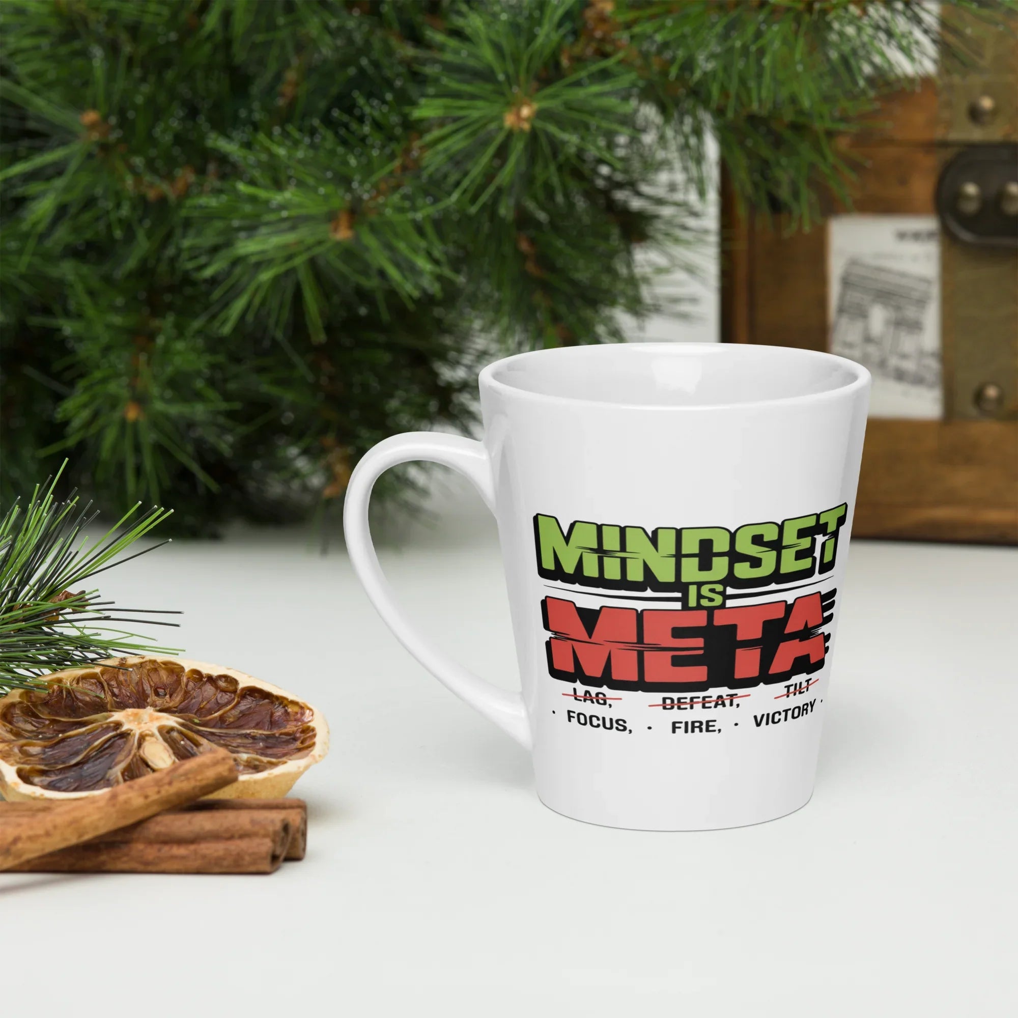 Mindset Is Meta Gamer Mug – Motivational Quote for Esports Players - RaZits