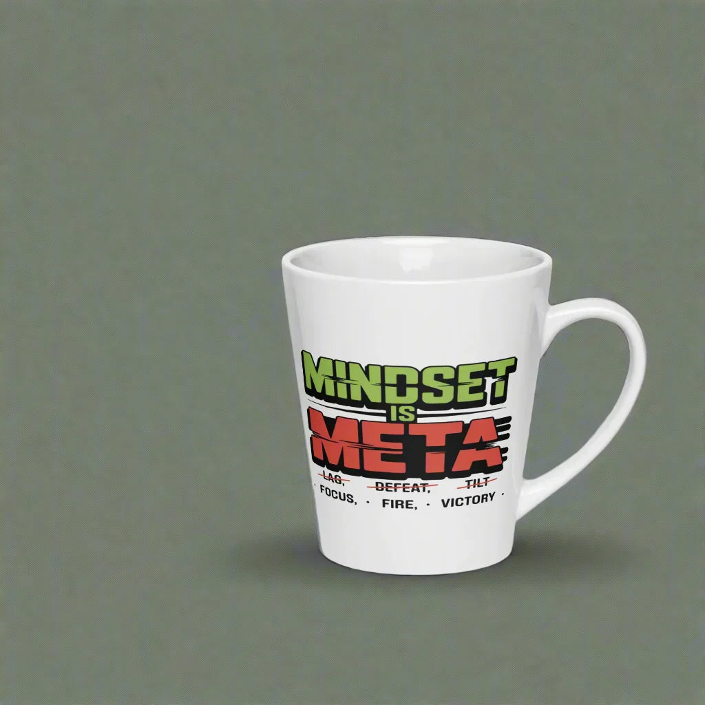 Mindset Is Meta Gamer Mug – Motivational Quote for Esports Players - RaZits