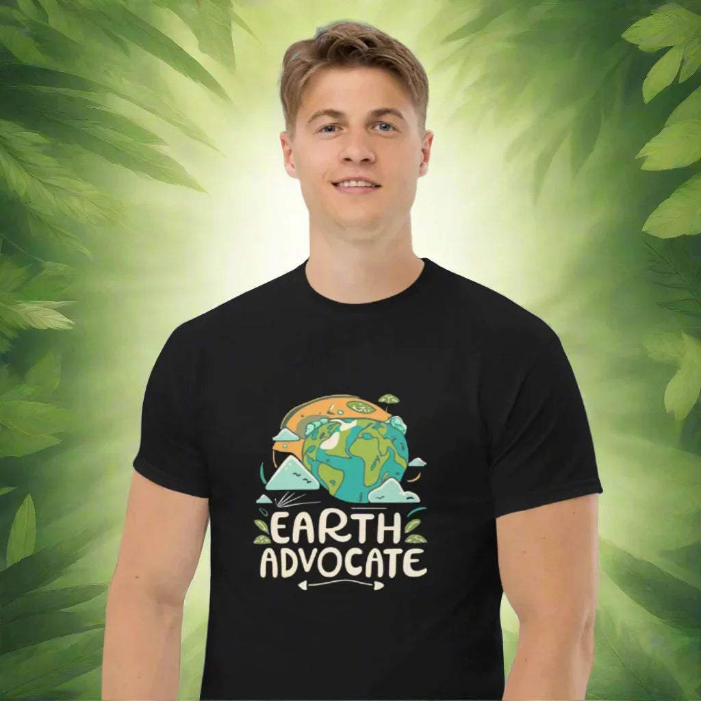 Earth Advocate T-Shirt – Eco Awareness Planet Graphic Tee - RaZits