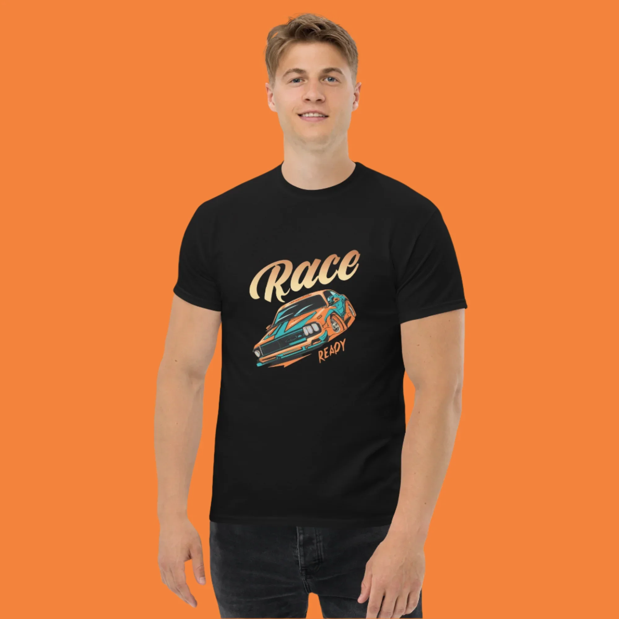Race Ready T-Shirt – Retro Racing Car Graphic Tee - RaZits