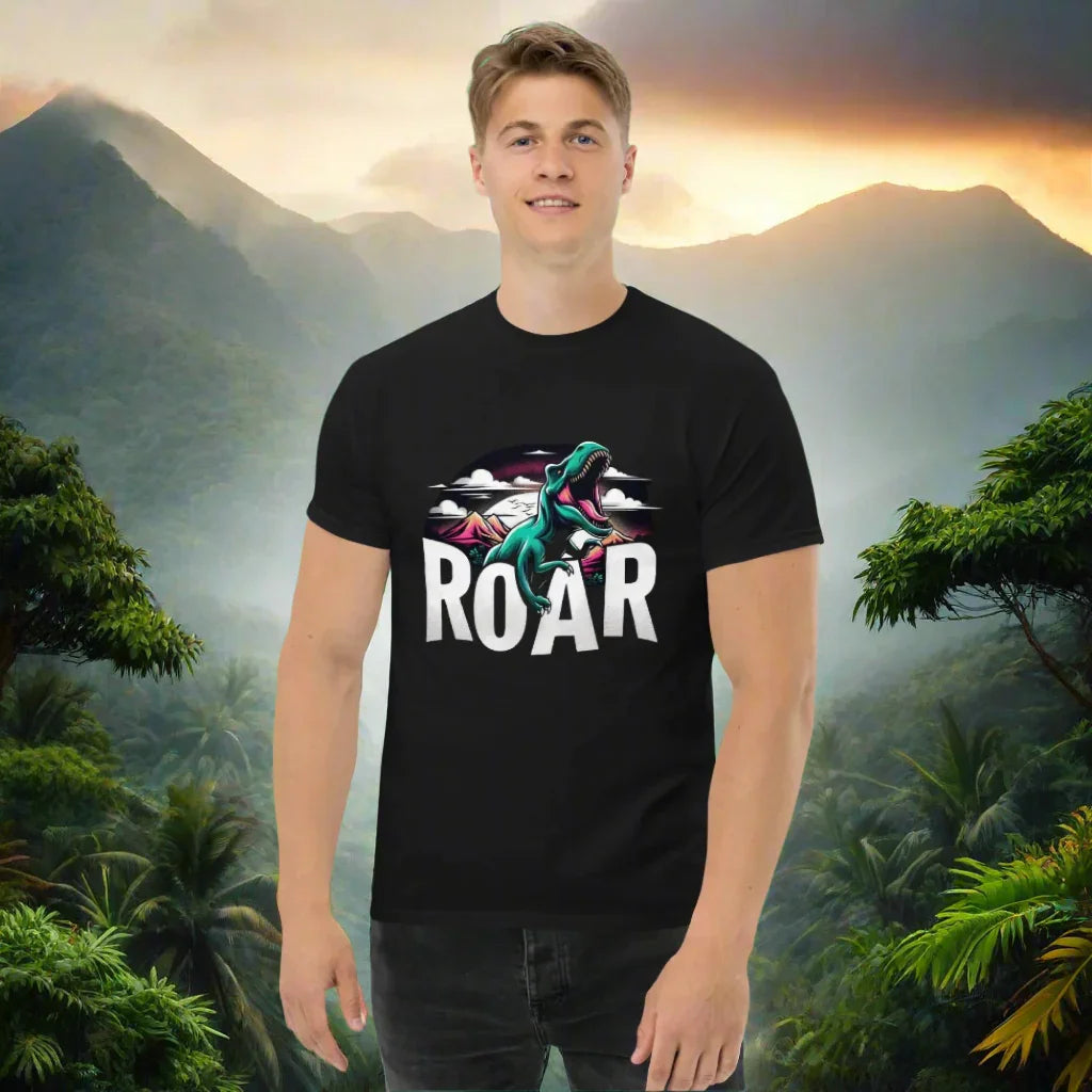 ROAR T-Shirt – Bold Dinosaur Graphic Adventure Tee - RaZits