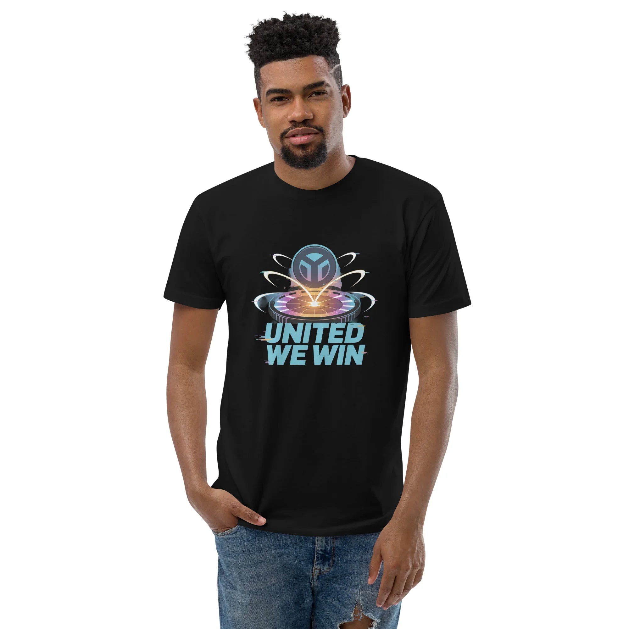 United We Win Hero Shooter T-Shirt - RaZits