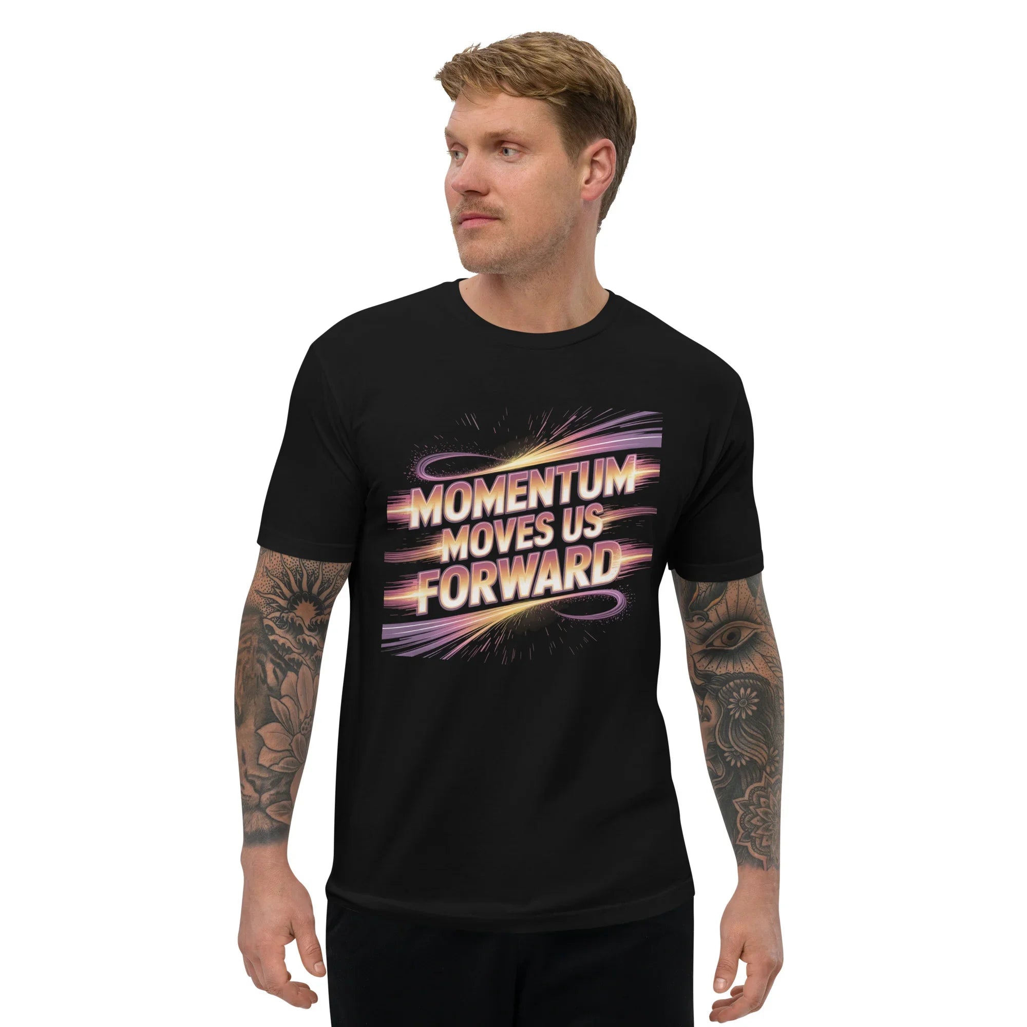 Momentum Moves Us Forward Hero Shooter T-Shirt - RaZits