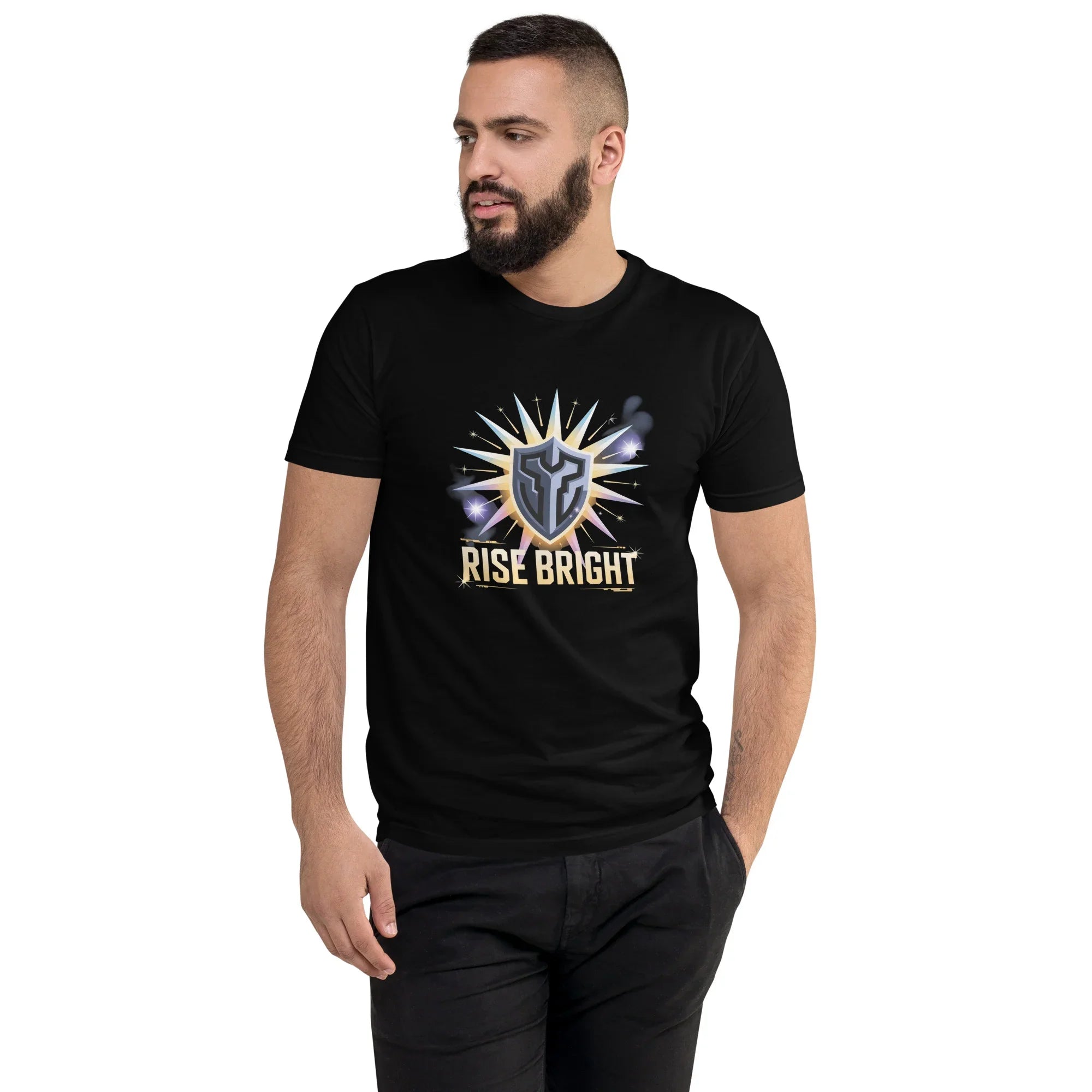 Rise Bright Starburst Hero Shooter T-Shirt - RaZits