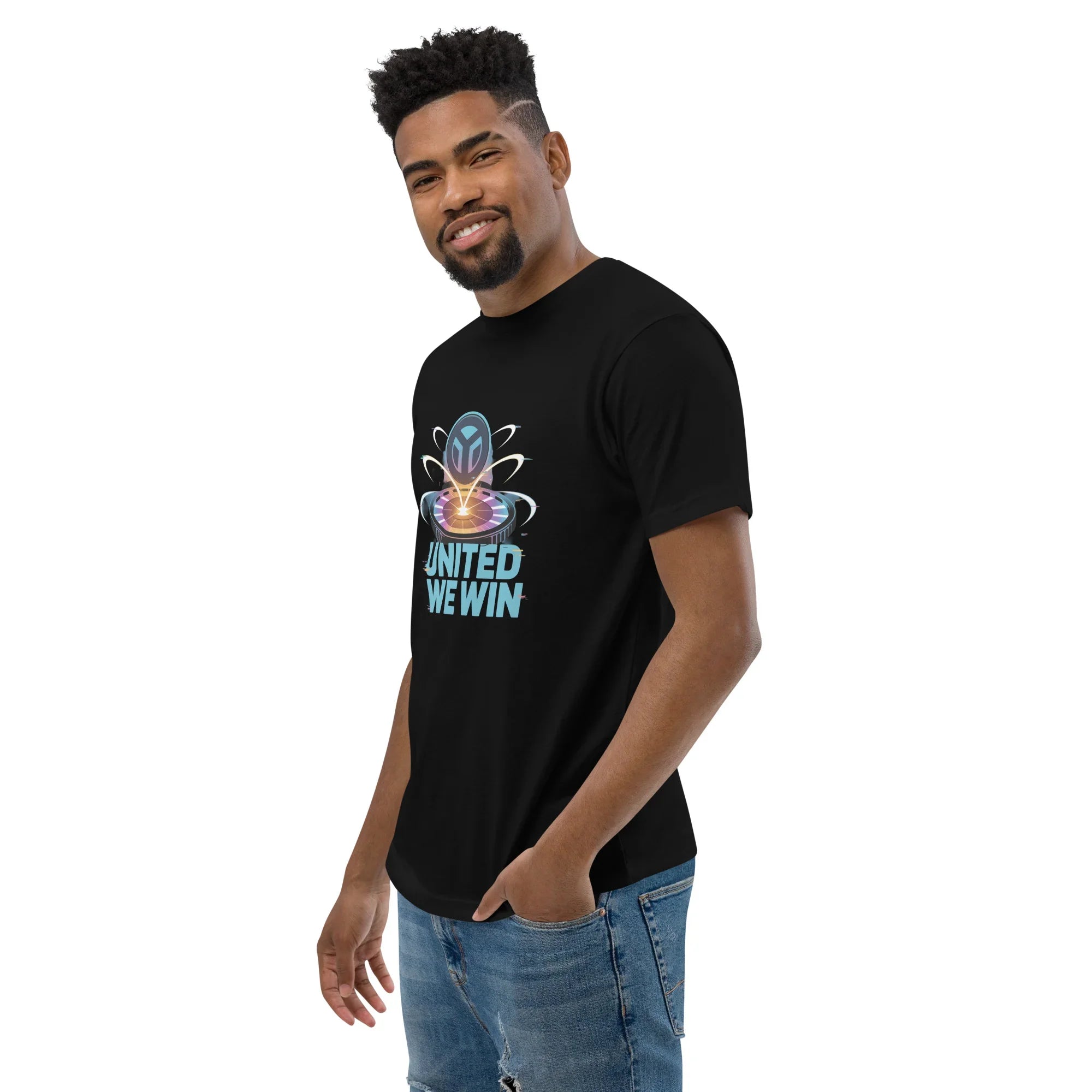 United We Win Hero Shooter T-Shirt - RaZits