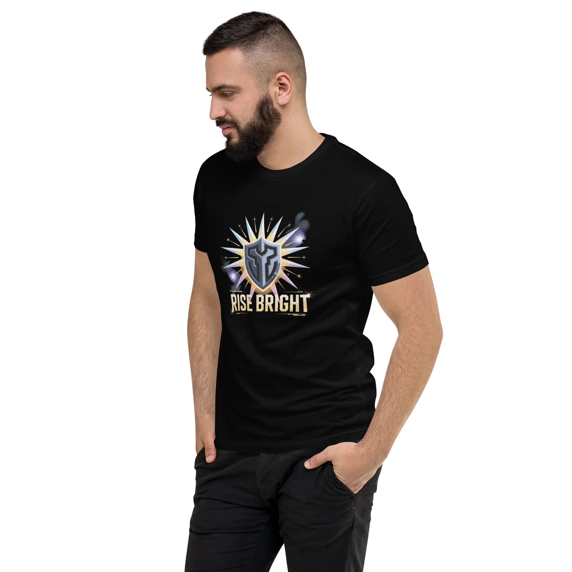 Rise Bright Starburst Hero Shooter T-Shirt - RaZits
