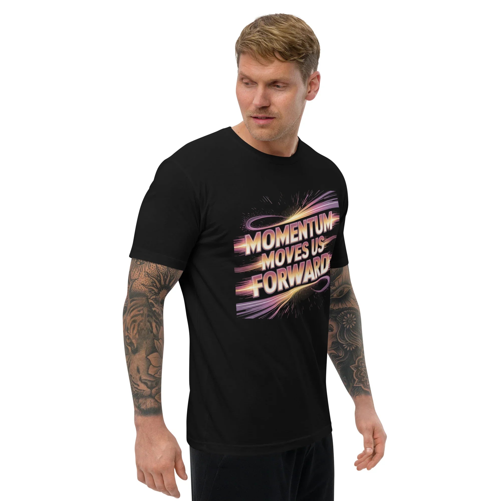 Momentum Moves Us Forward Hero Shooter T-Shirt - RaZits