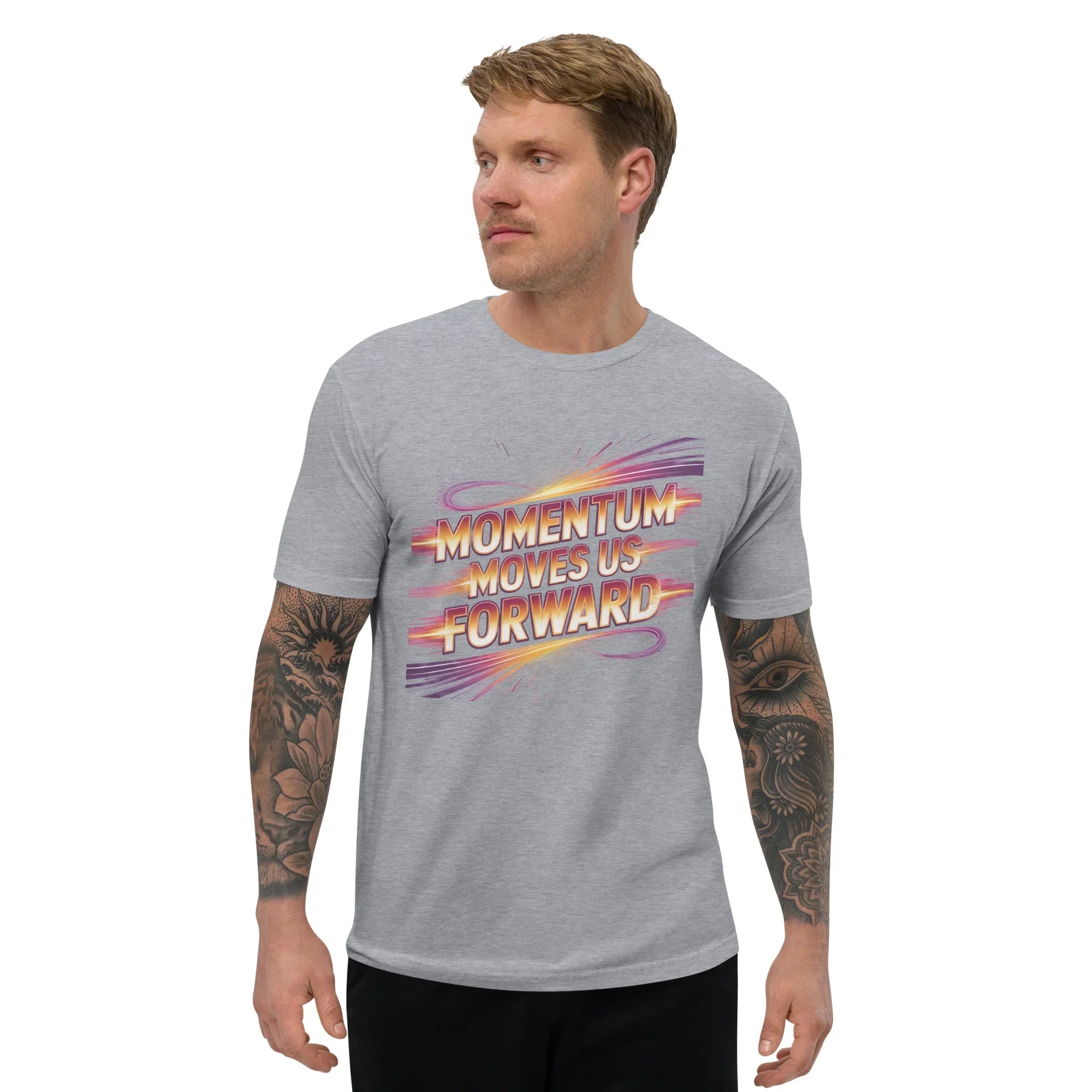 Momentum Moves Us Forward Hero Shooter T-Shirt - RaZits