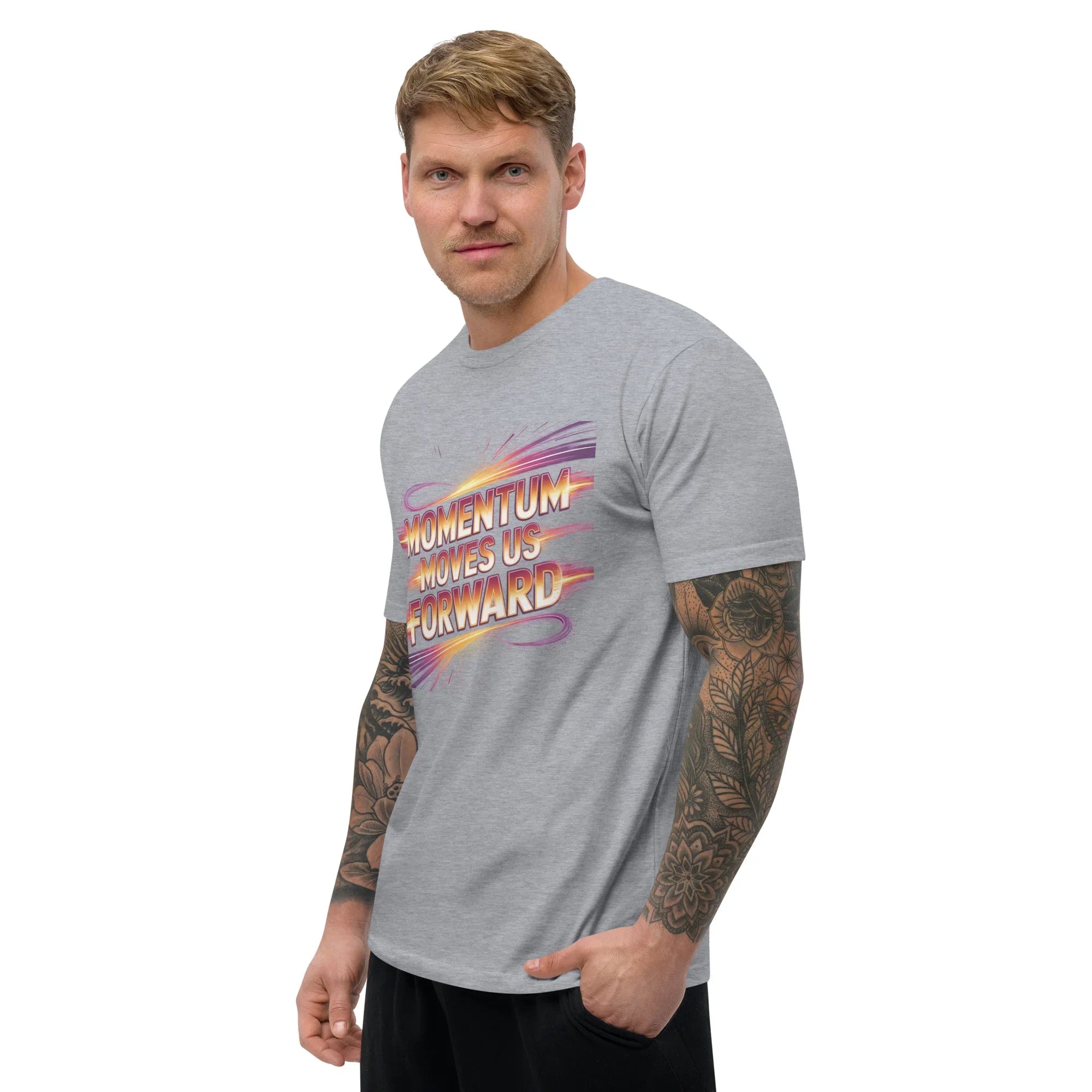 Momentum Moves Us Forward Hero Shooter T-Shirt - RaZits