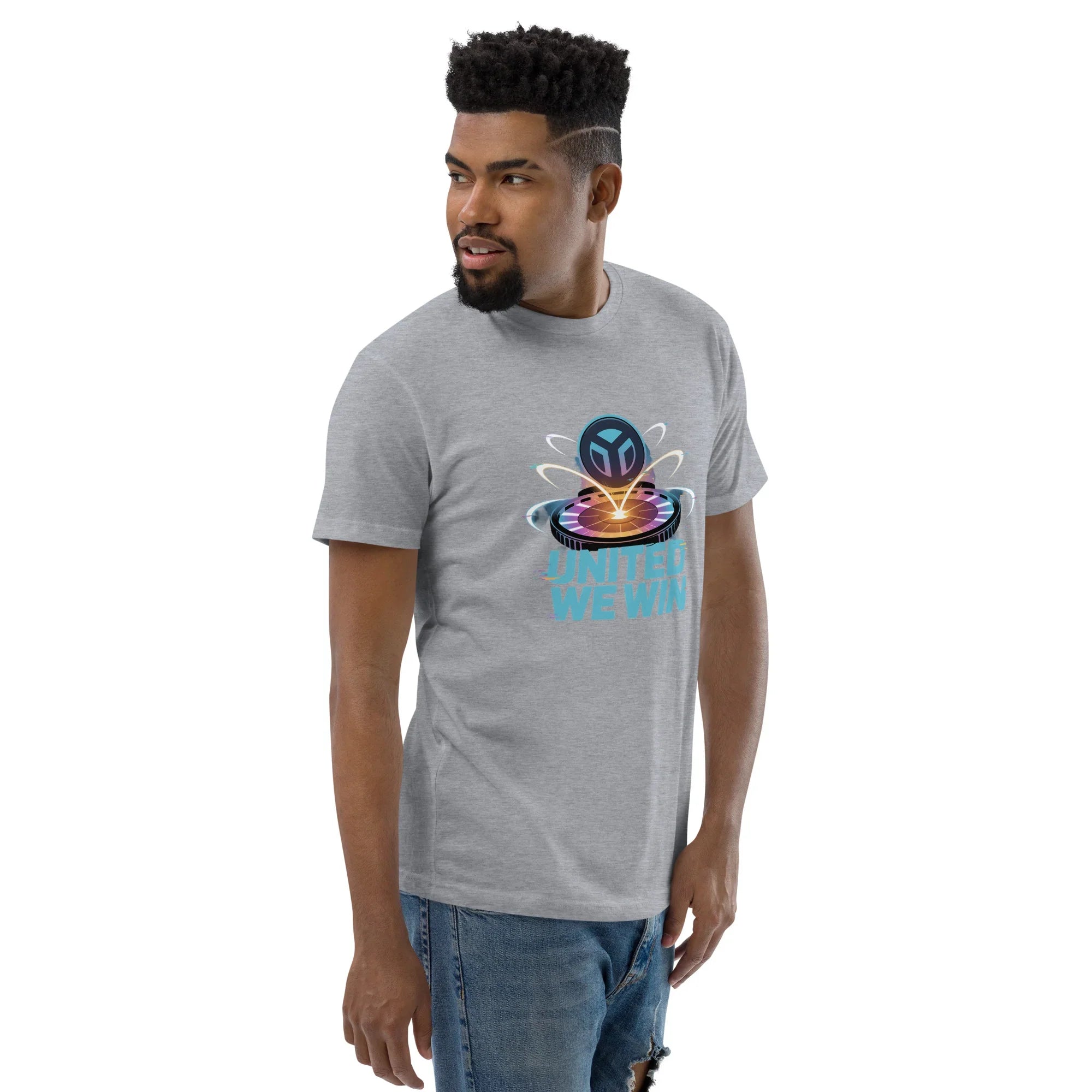 United We Win Hero Shooter T-Shirt - RaZits