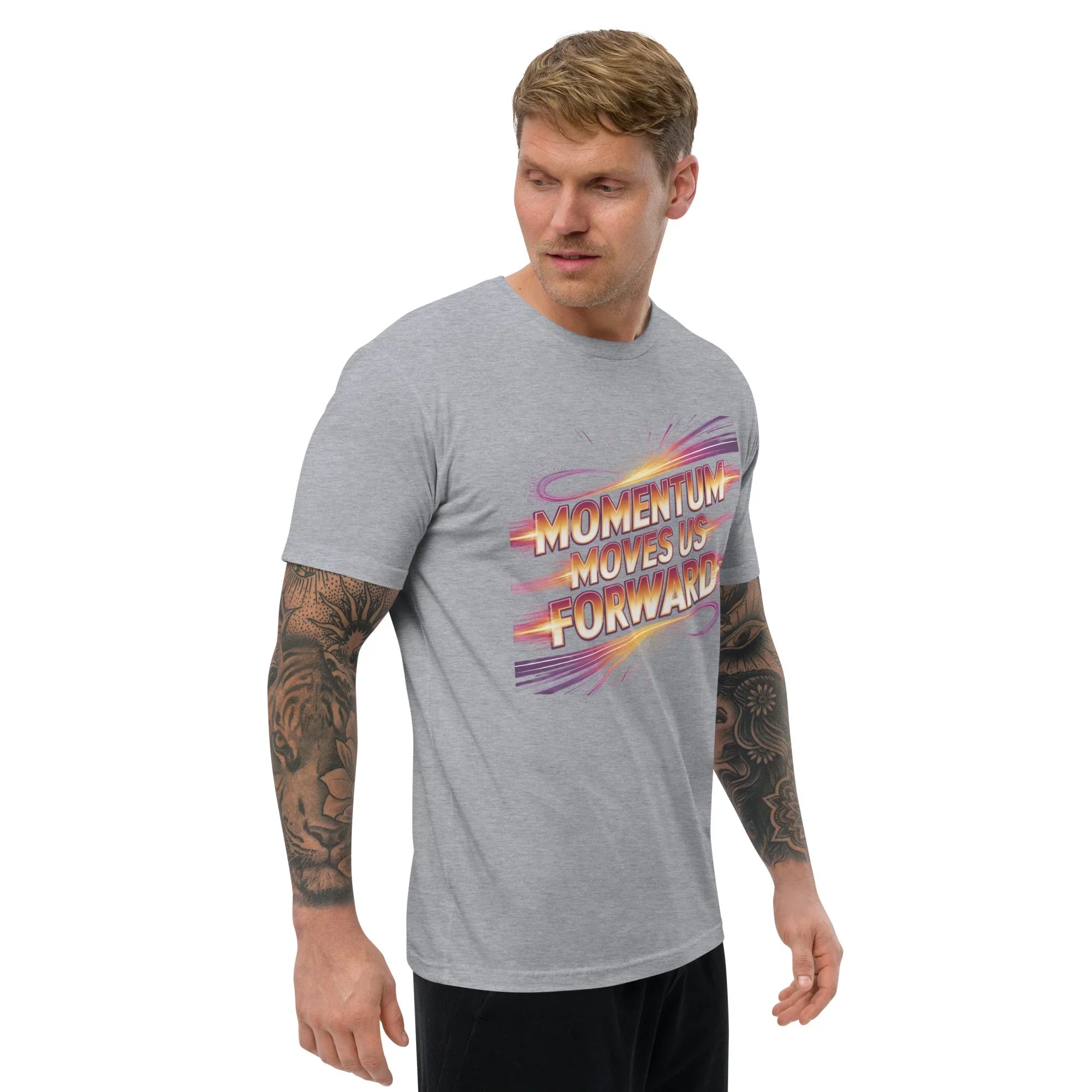 Momentum Moves Us Forward Hero Shooter T-Shirt - RaZits