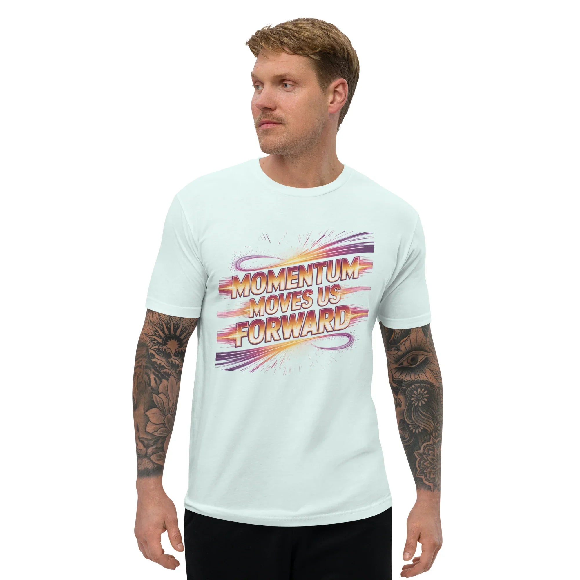Momentum Moves Us Forward Hero Shooter T-Shirt - RaZits