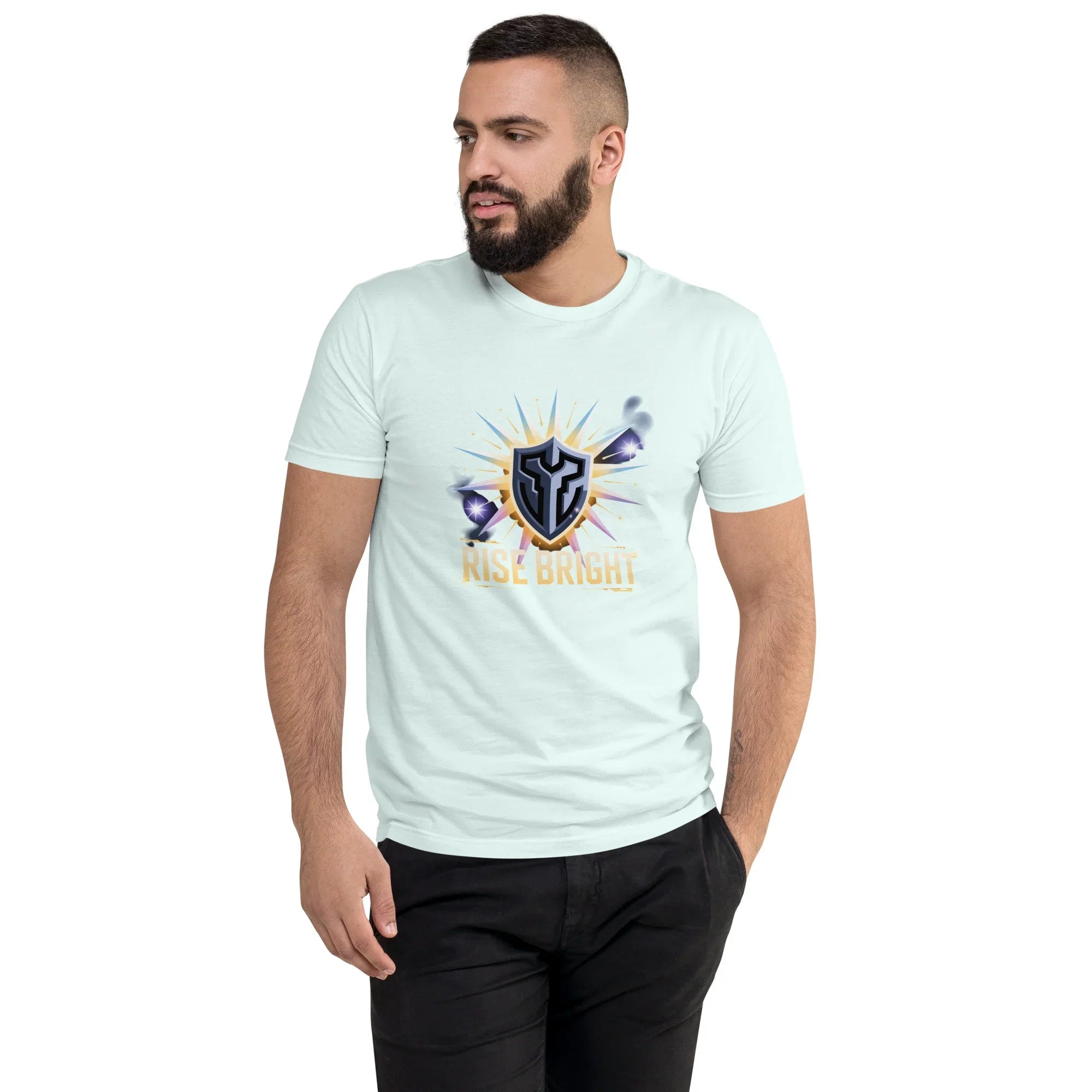 Rise Bright Starburst Hero Shooter T-Shirt - RaZits