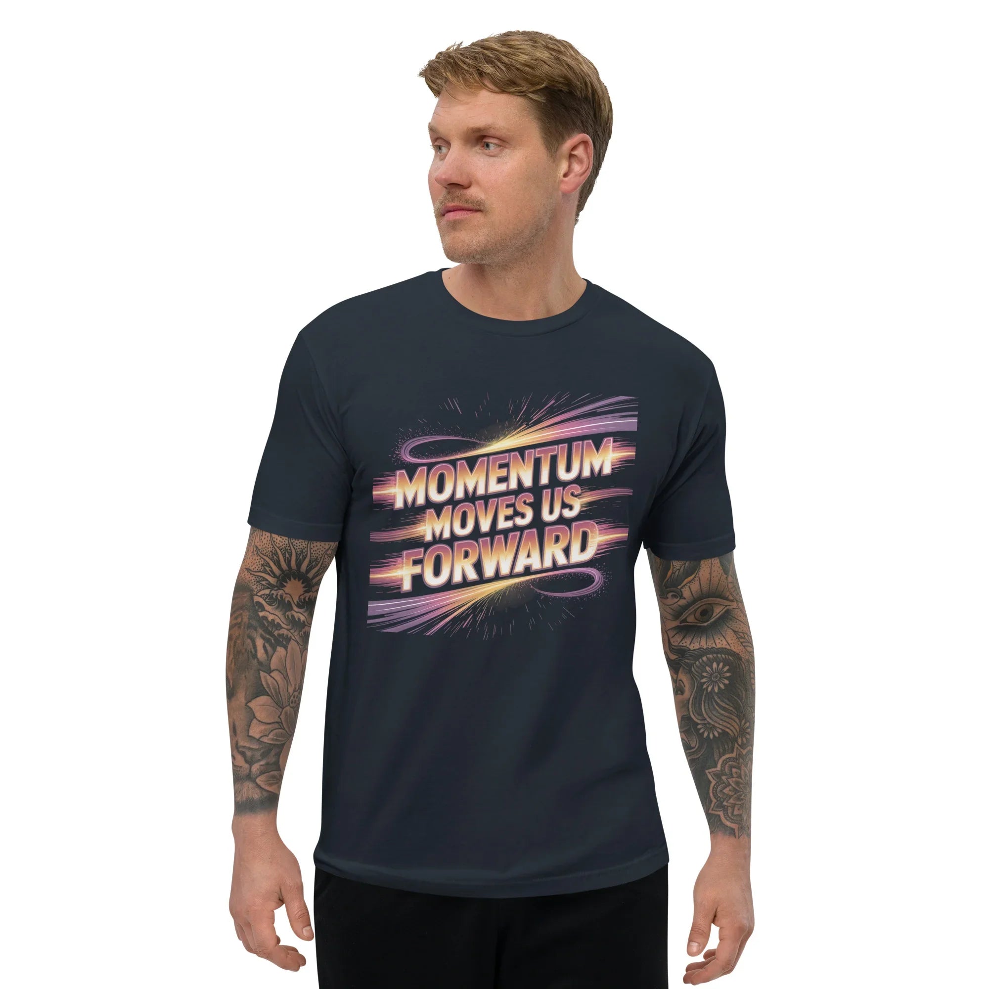 Momentum Moves Us Forward Hero Shooter T-Shirt - RaZits