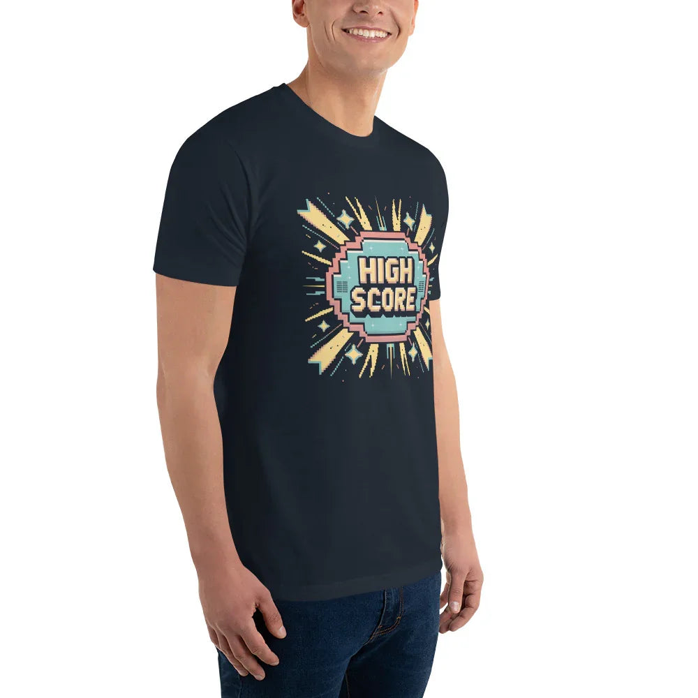 High Score Arcade Gaming T Shirt – Retro Pixel Shooter Tee - RaZits