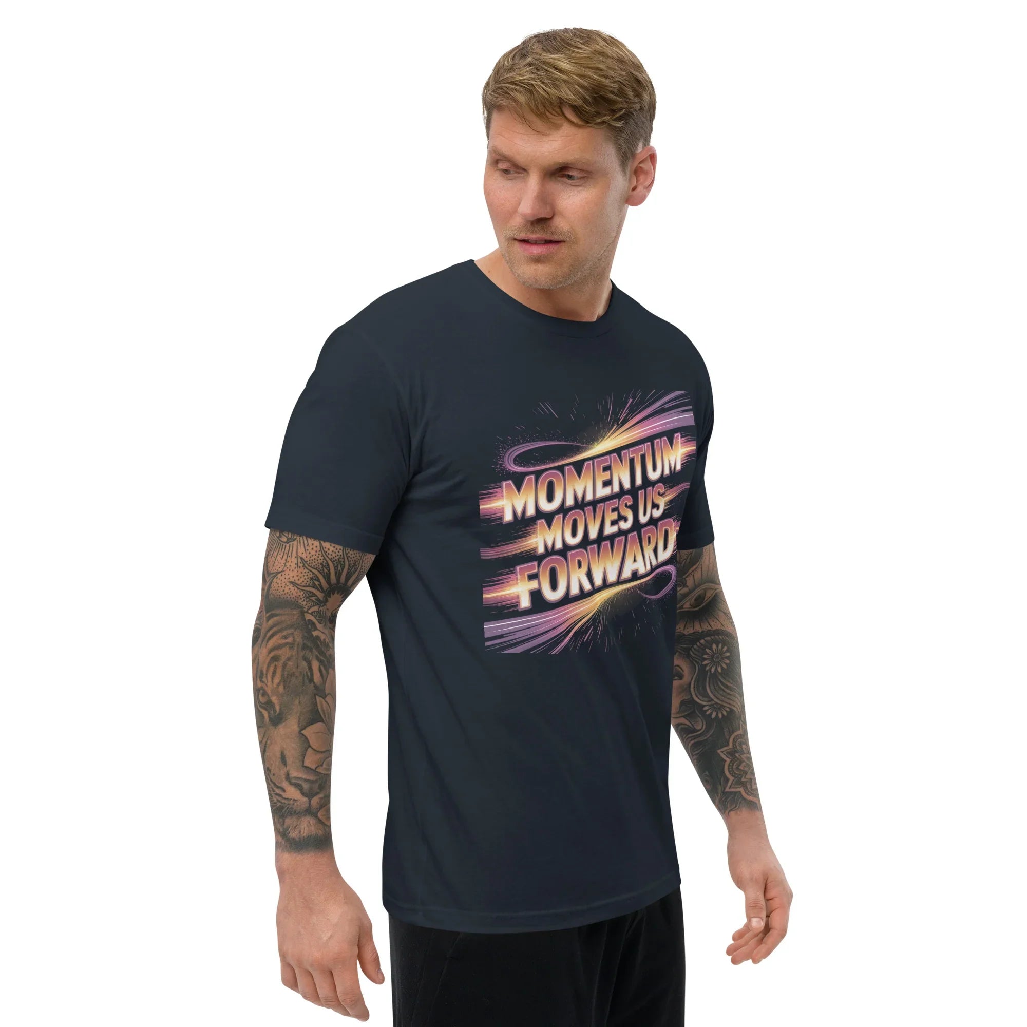 Momentum Moves Us Forward Hero Shooter T-Shirt - RaZits