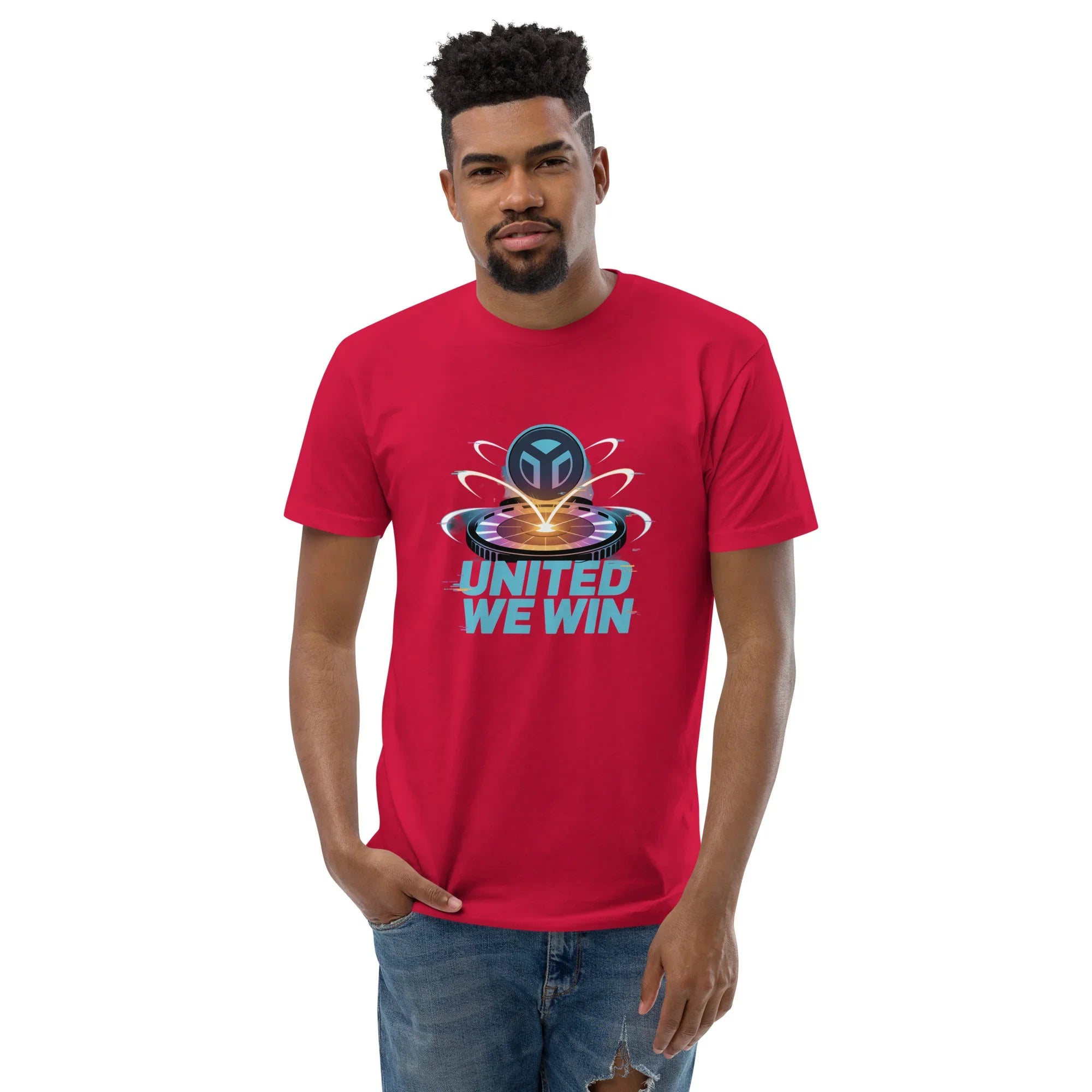 United We Win Hero Shooter T-Shirt - RaZits