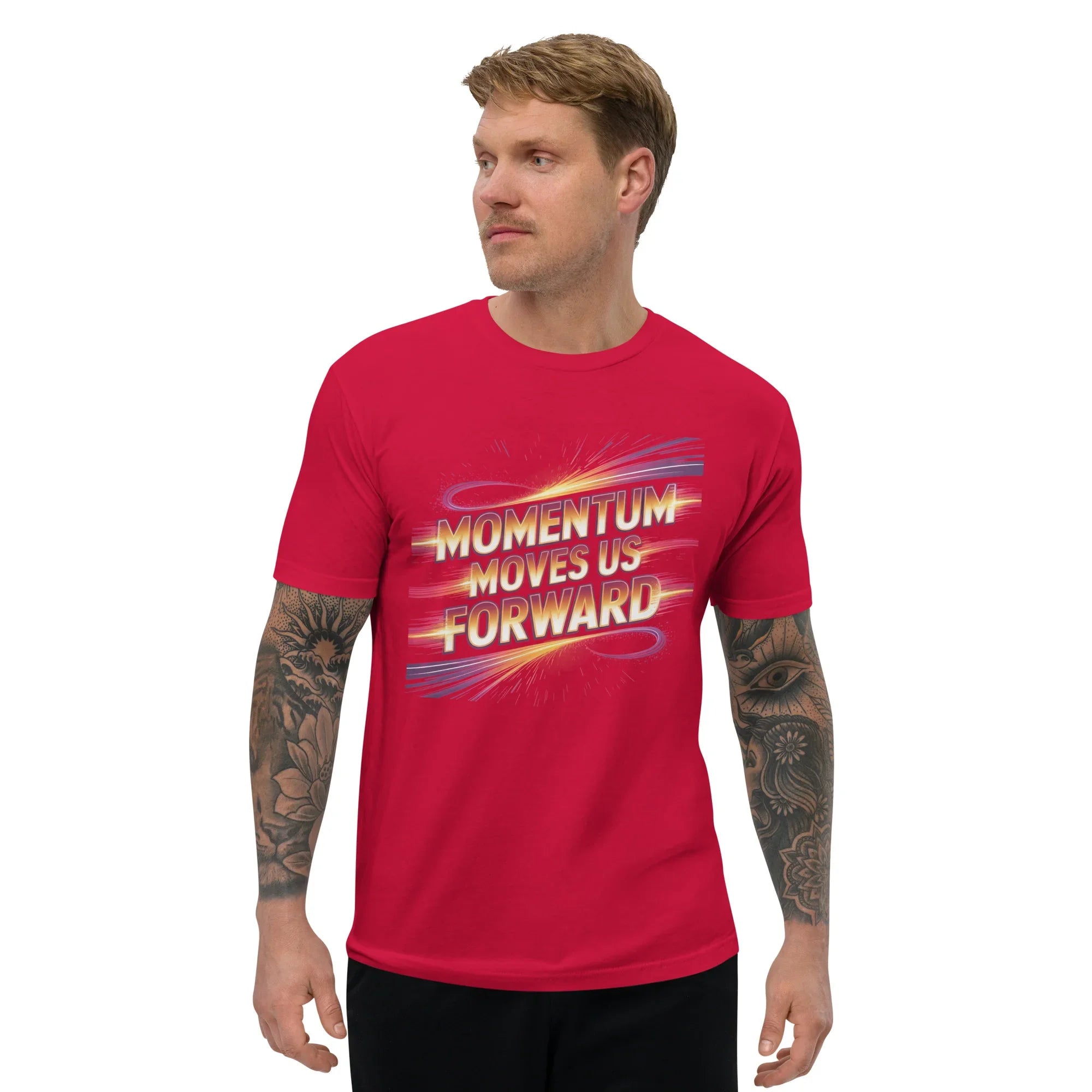 Momentum Moves Us Forward Hero Shooter T-Shirt - RaZits