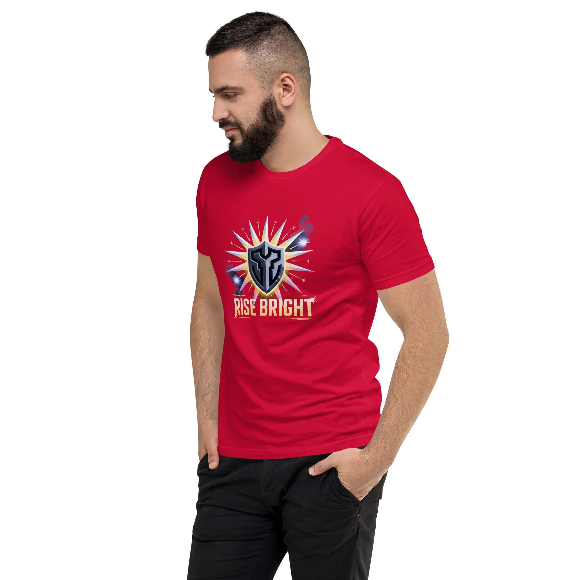 Rise Bright Starburst Hero Shooter T-Shirt - RaZits
