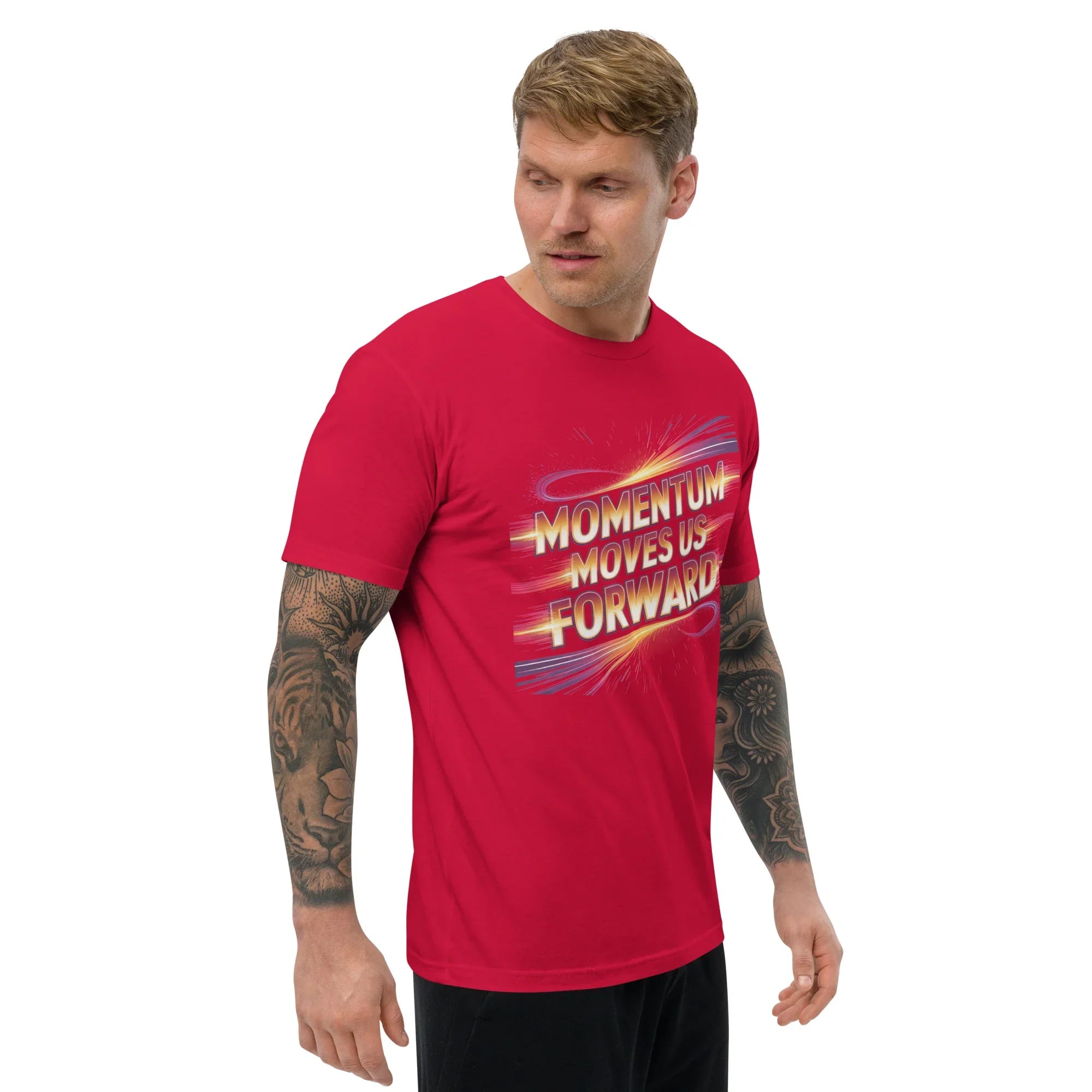 Momentum Moves Us Forward Hero Shooter T-Shirt - RaZits