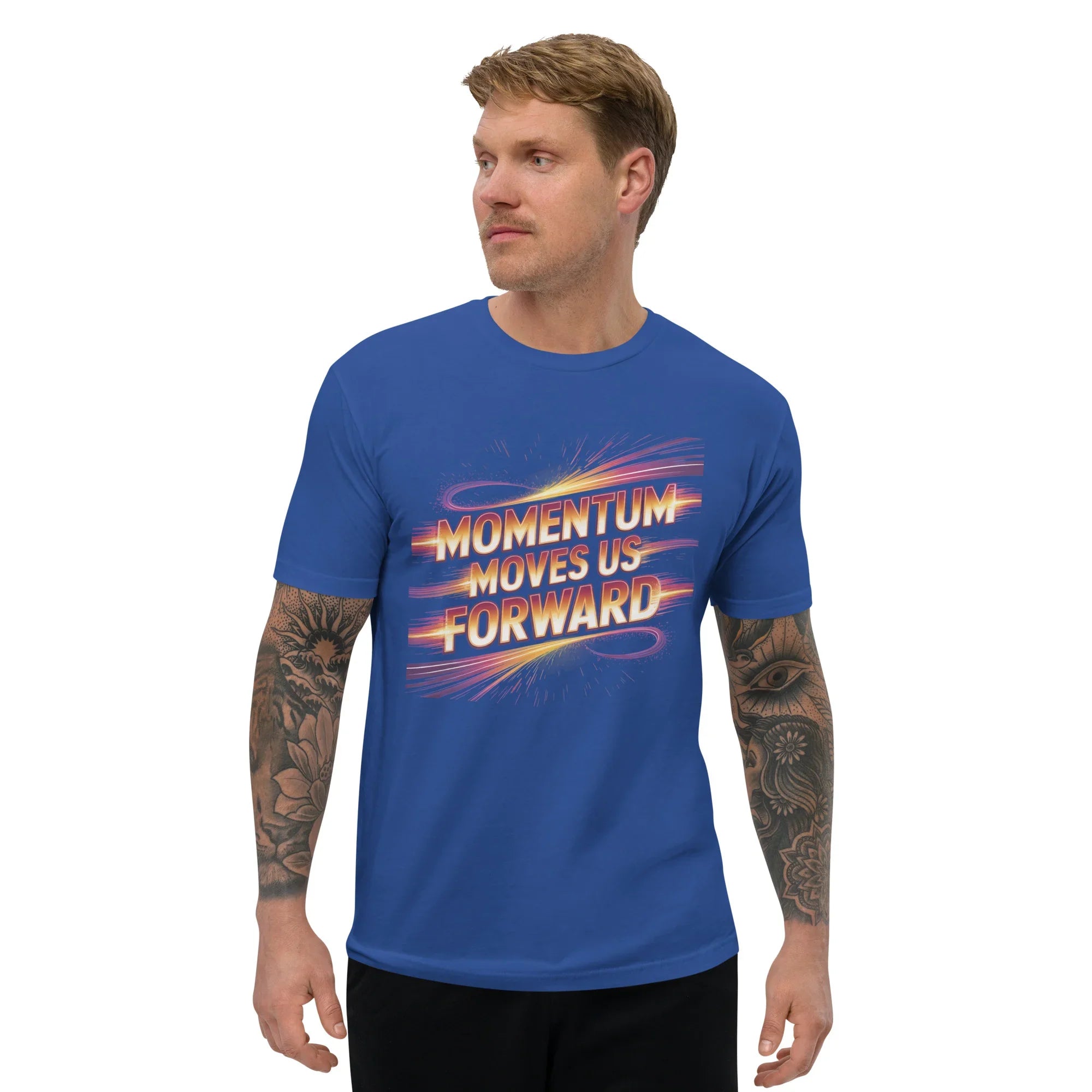 Momentum Moves Us Forward Hero Shooter T-Shirt - RaZits